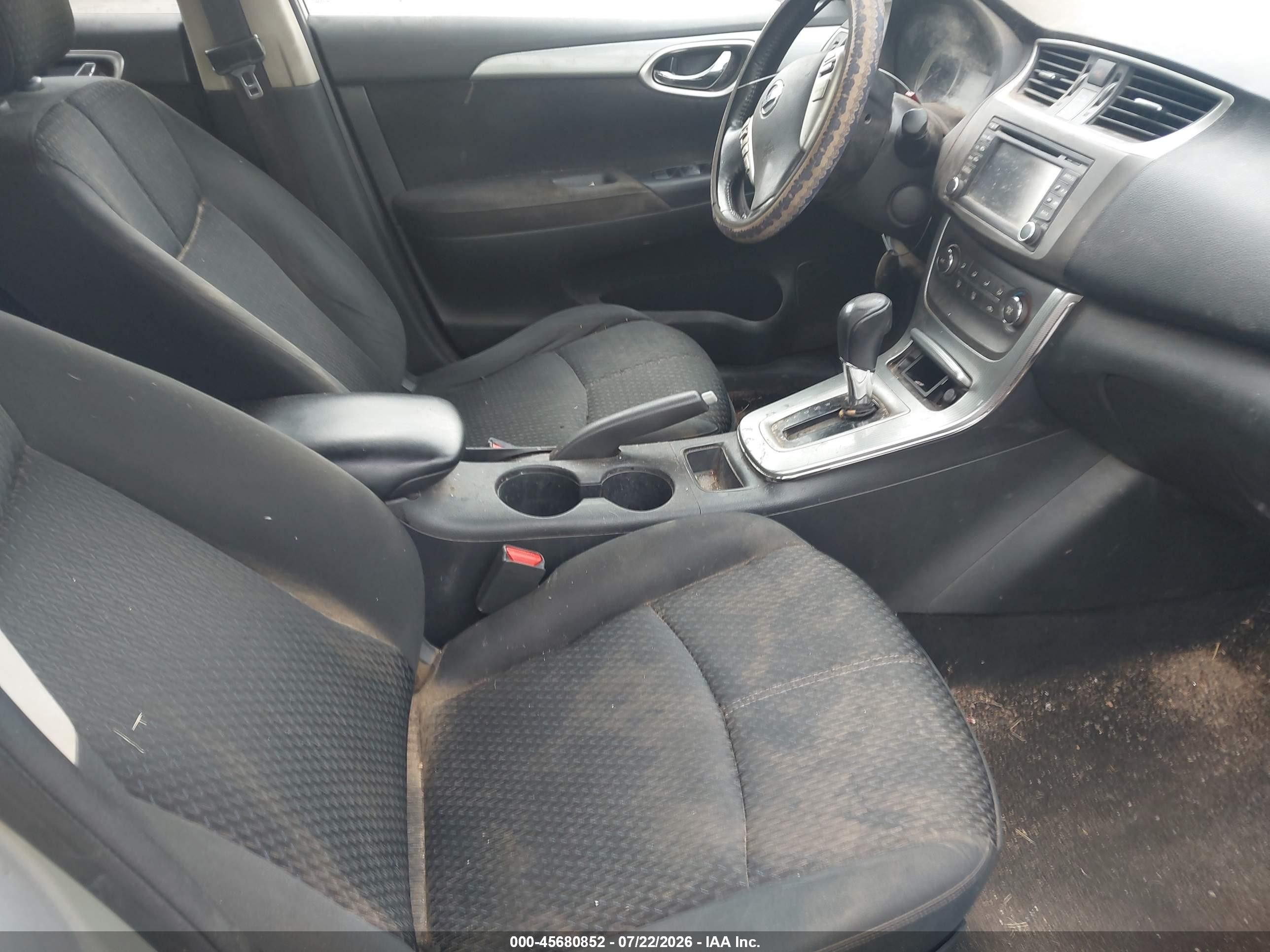 2014 Nissan Sentra Sr Silver vin: 3N1AB7AP8EY272038