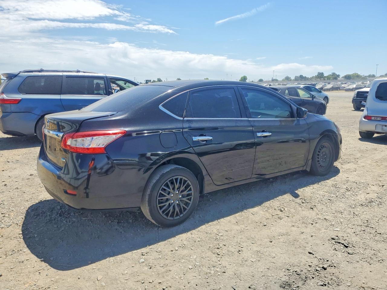 2014 Nissan Sentra S Black vin: 3N1AB7AP8EY279264