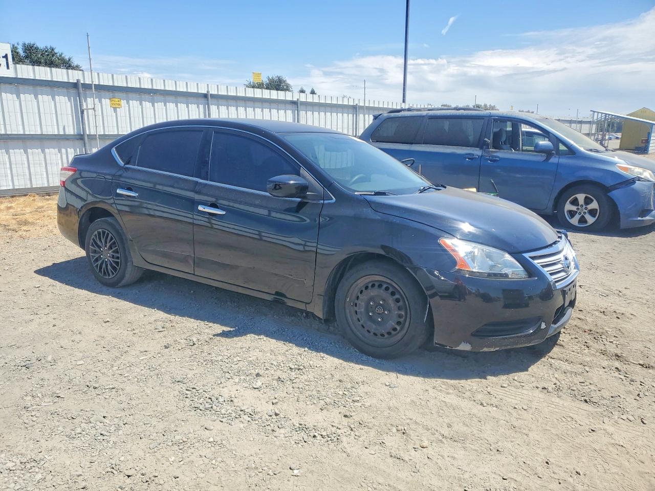 2014 Nissan Sentra S Black vin: 3N1AB7AP8EY279264