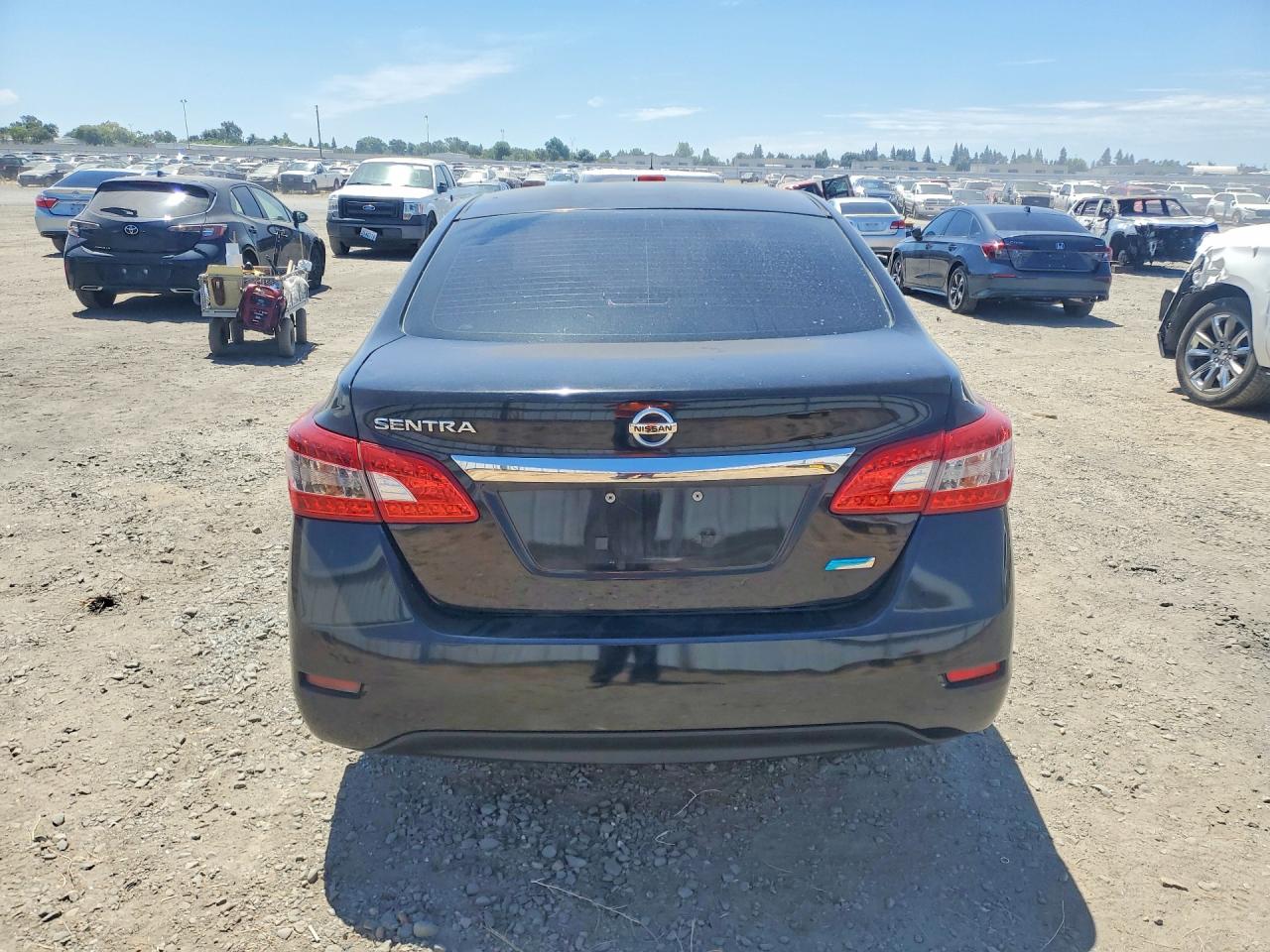 2014 Nissan Sentra S Black vin: 3N1AB7AP8EY279264