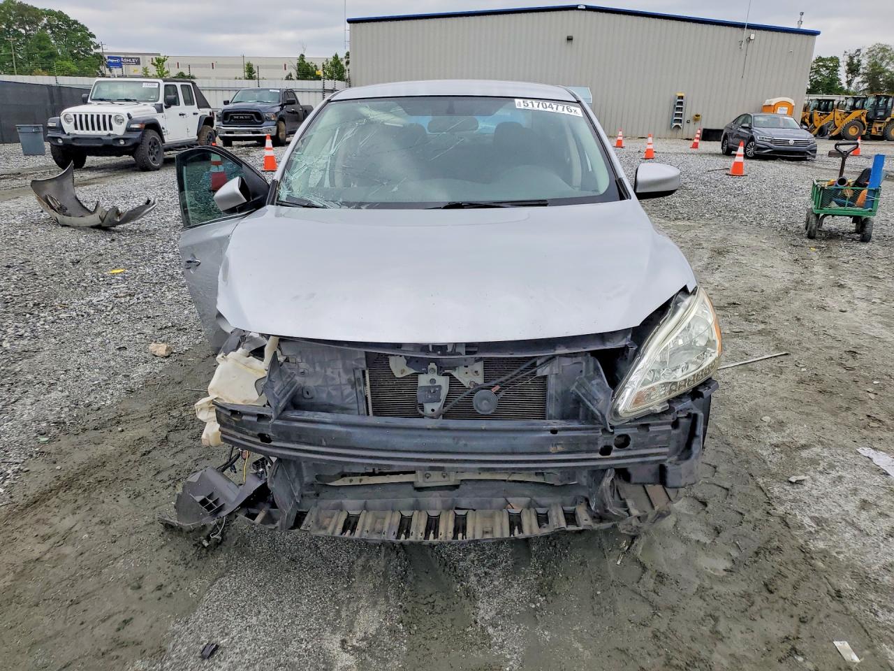 2014 Nissan Sentra Fe+ Sv Silver vin: 3N1AB7AP8EY285582