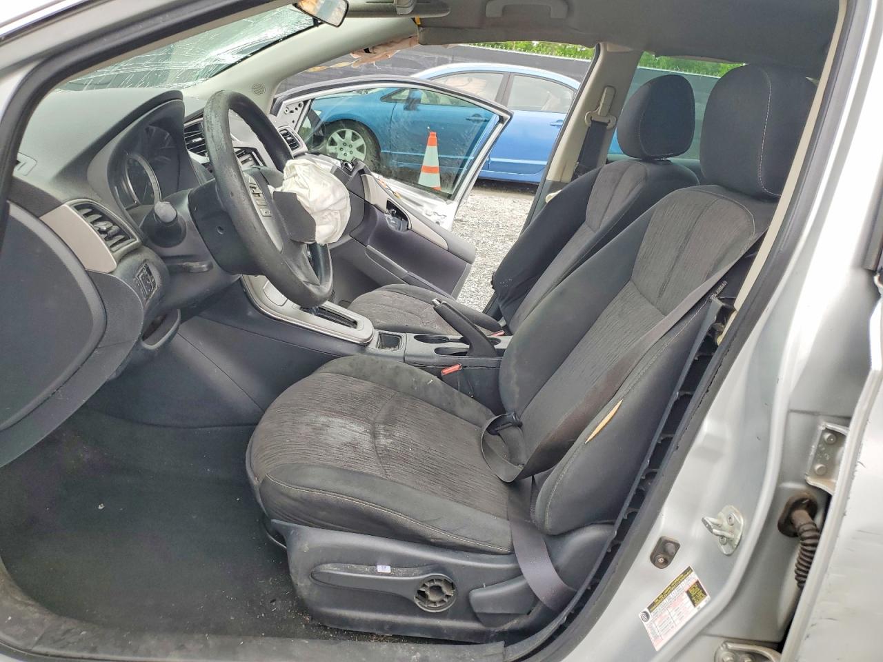 2014 Nissan Sentra Fe+ Sv Silver vin: 3N1AB7AP8EY285582
