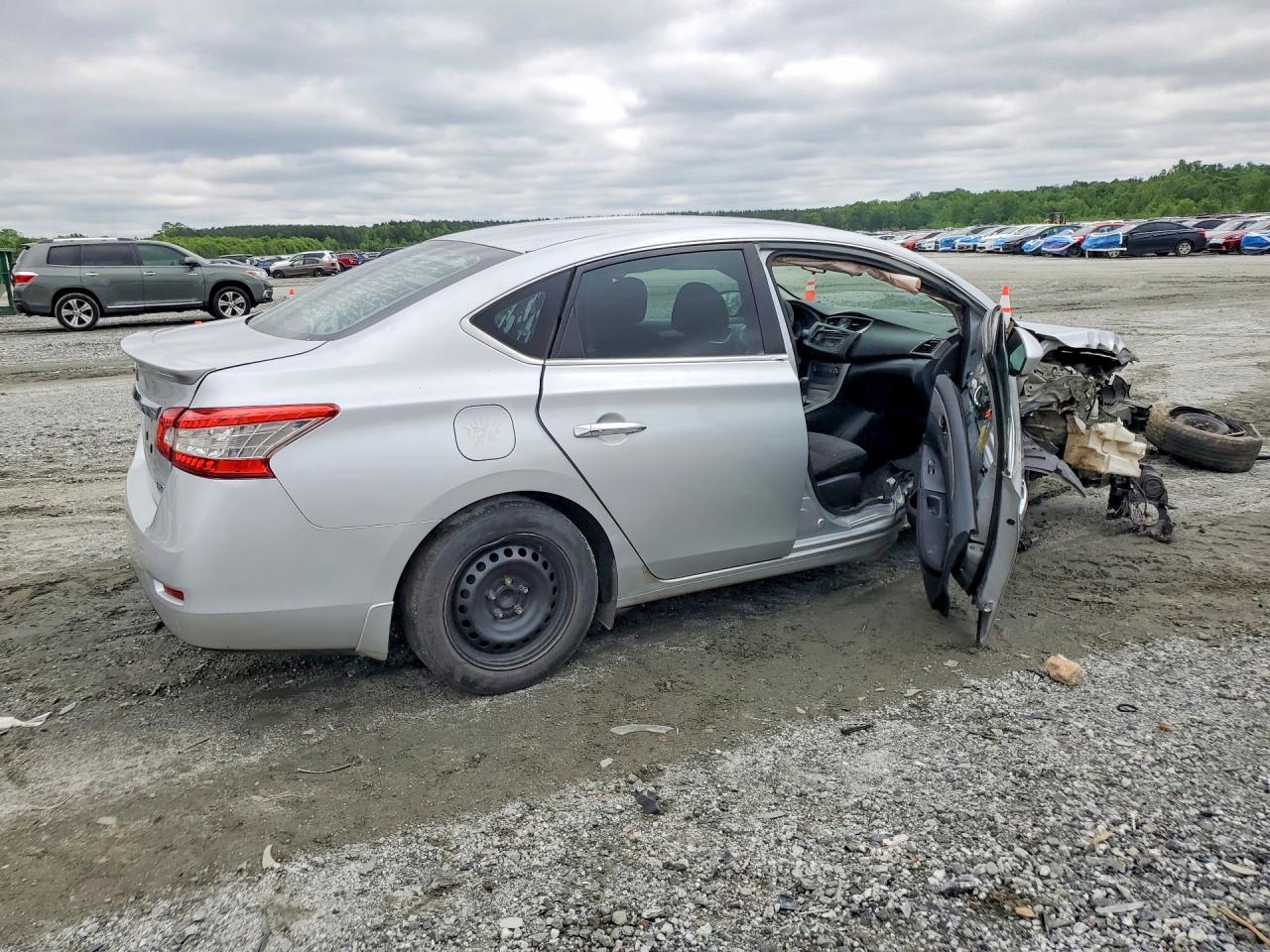 2014 Nissan Sentra Fe+ Sv Silver vin: 3N1AB7AP8EY285582
