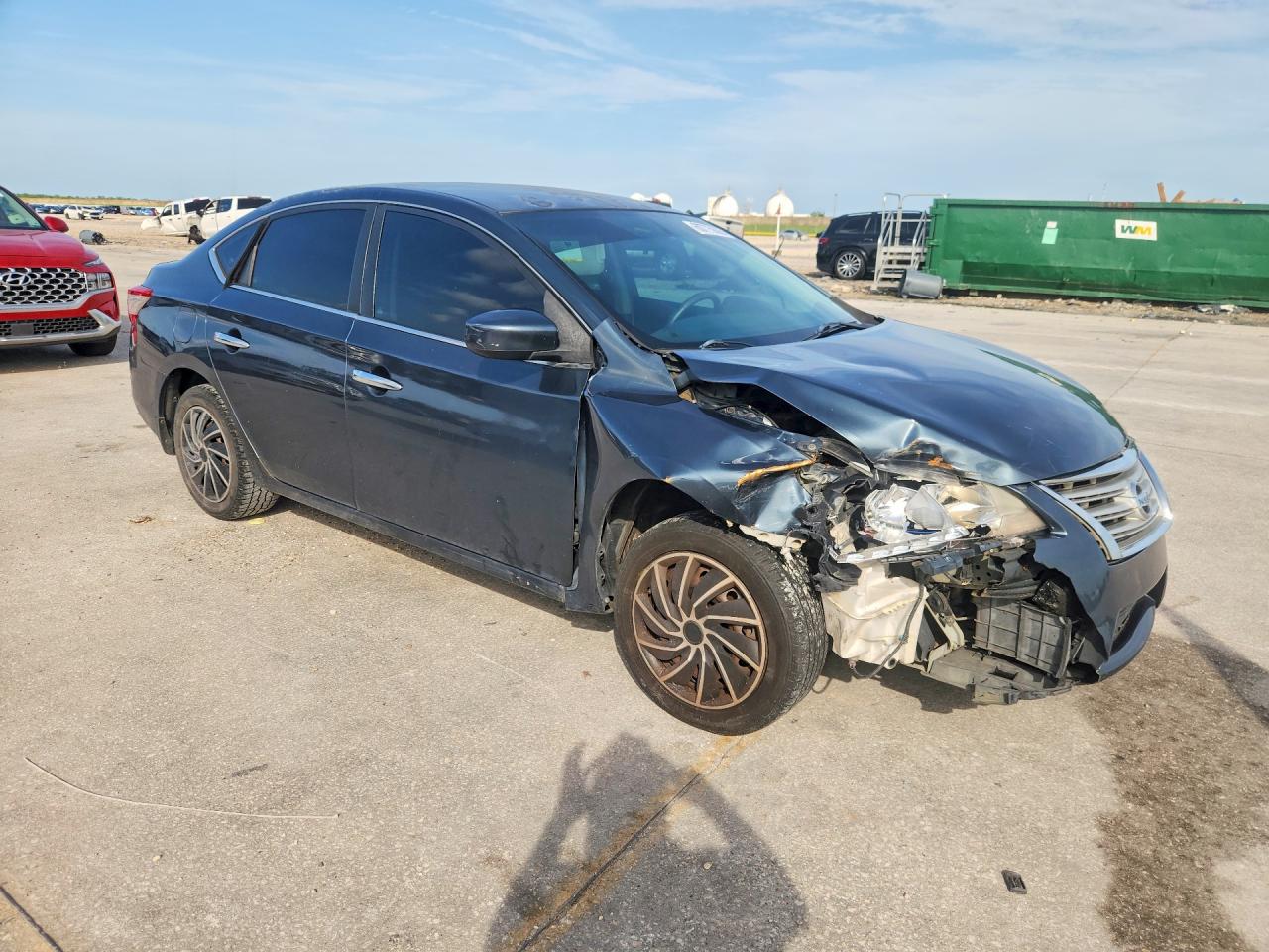 2014 Nissan Sentra Sv Black vin: 3N1AB7AP8EY286330