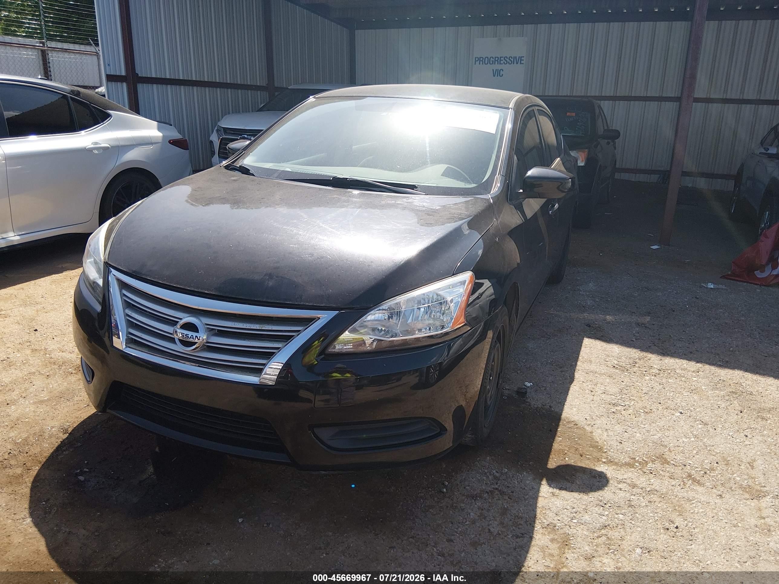 2014 Nissan Sentra Fe+ S Black vin: 3N1AB7AP8EY296369