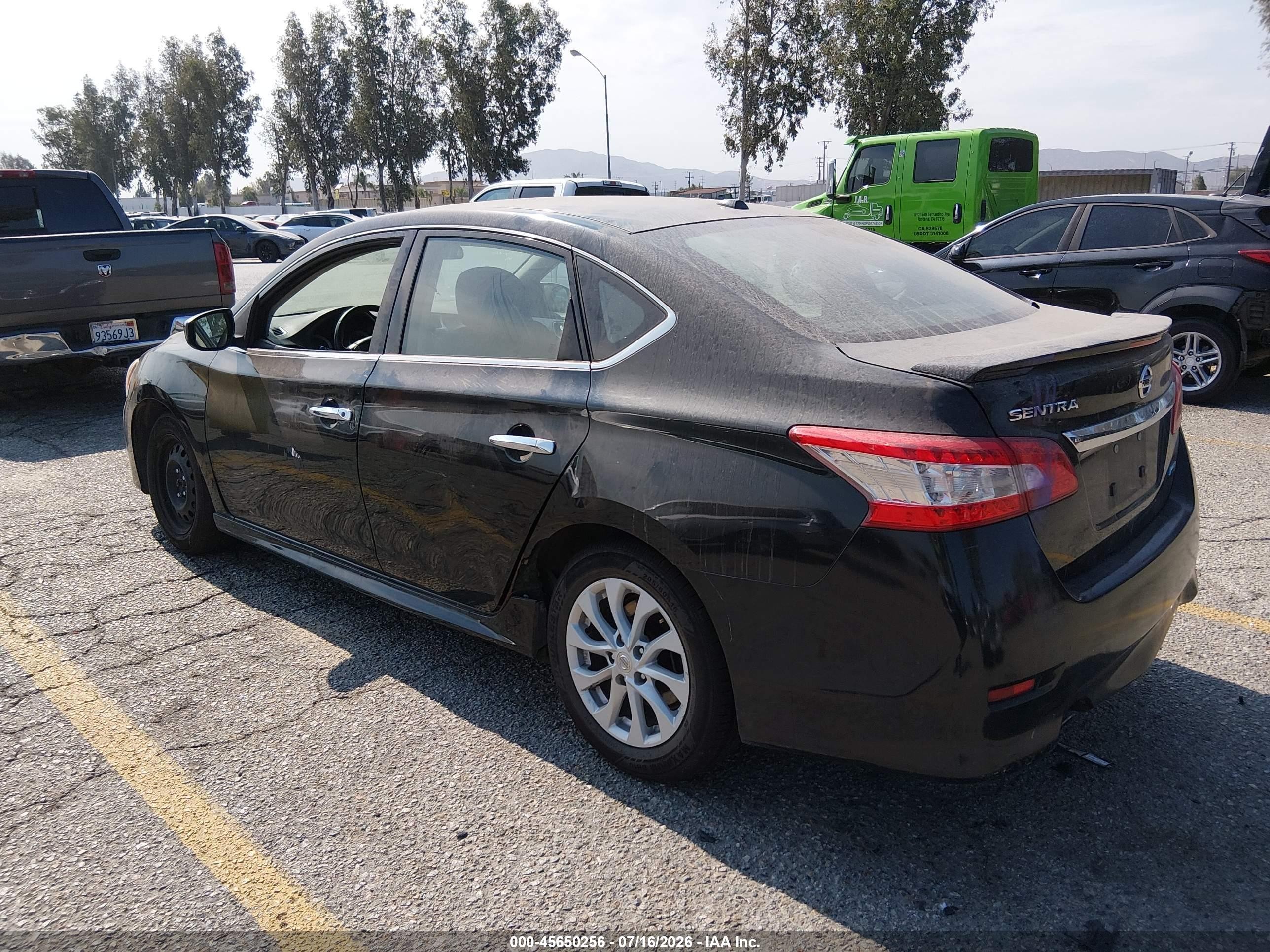 2014 Nissan Sentra Sr Black vin: 3N1AB7AP8EY312327