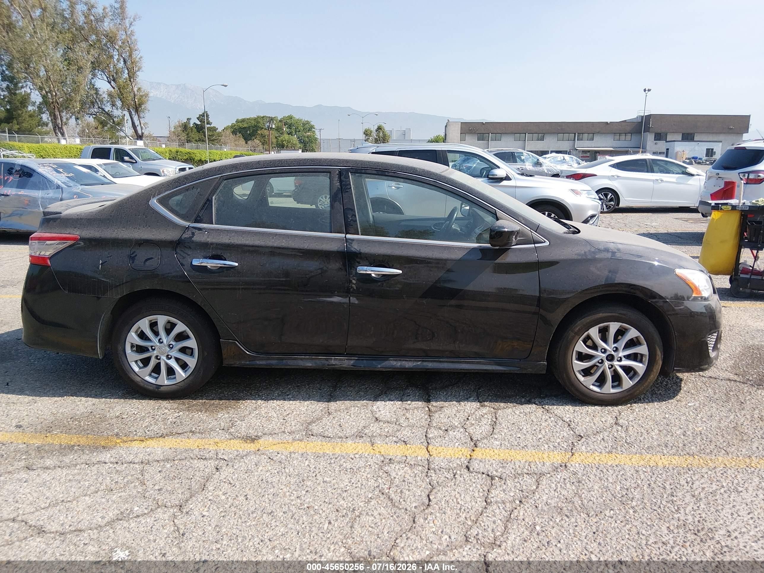 2014 Nissan Sentra Sr Black vin: 3N1AB7AP8EY312327