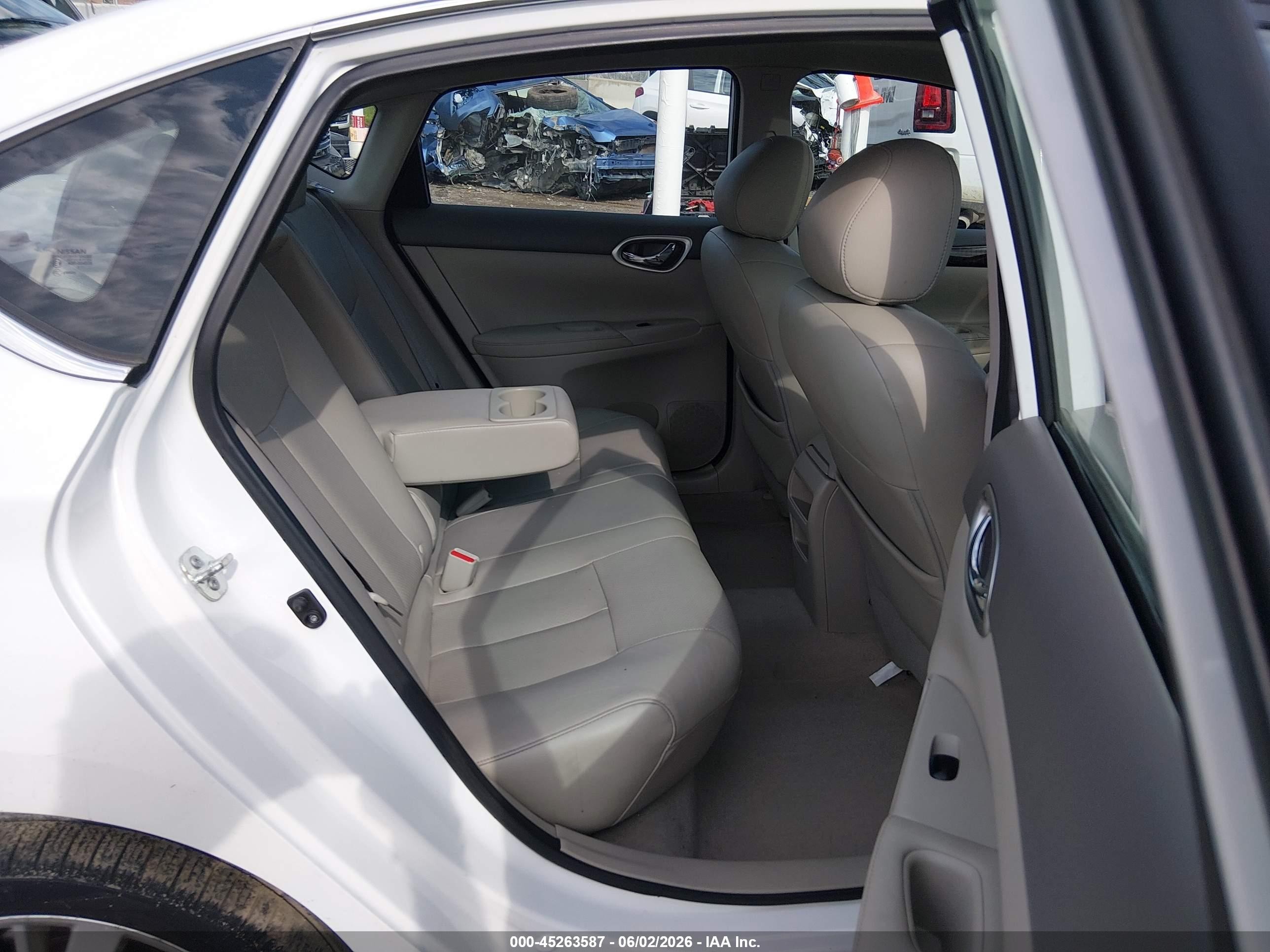 2014 Nissan Sentra Sl White vin: 3N1AB7AP8EY317981