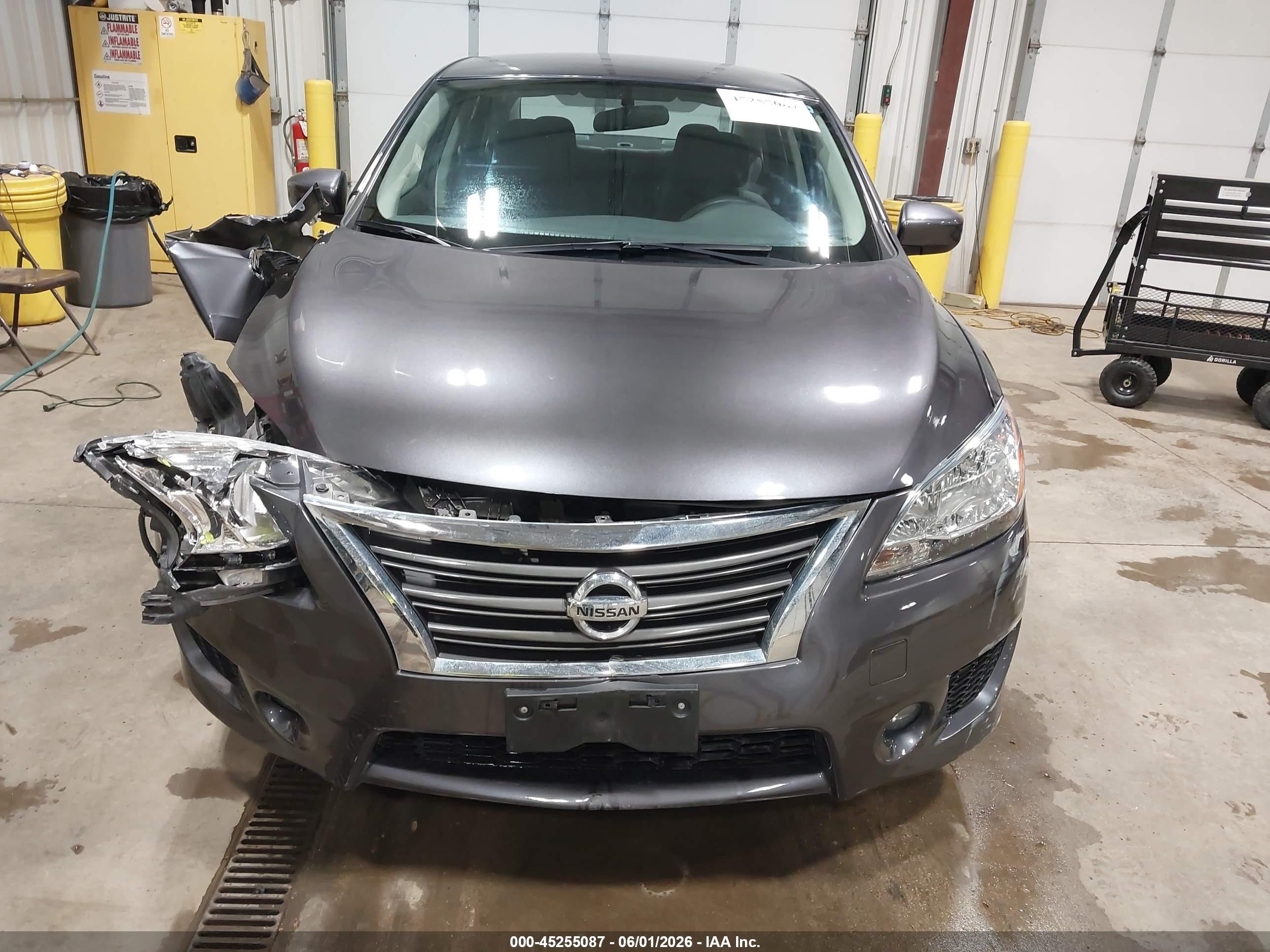 2014 Nissan Sentra Sr Gray vin: 3N1AB7AP8EY318676