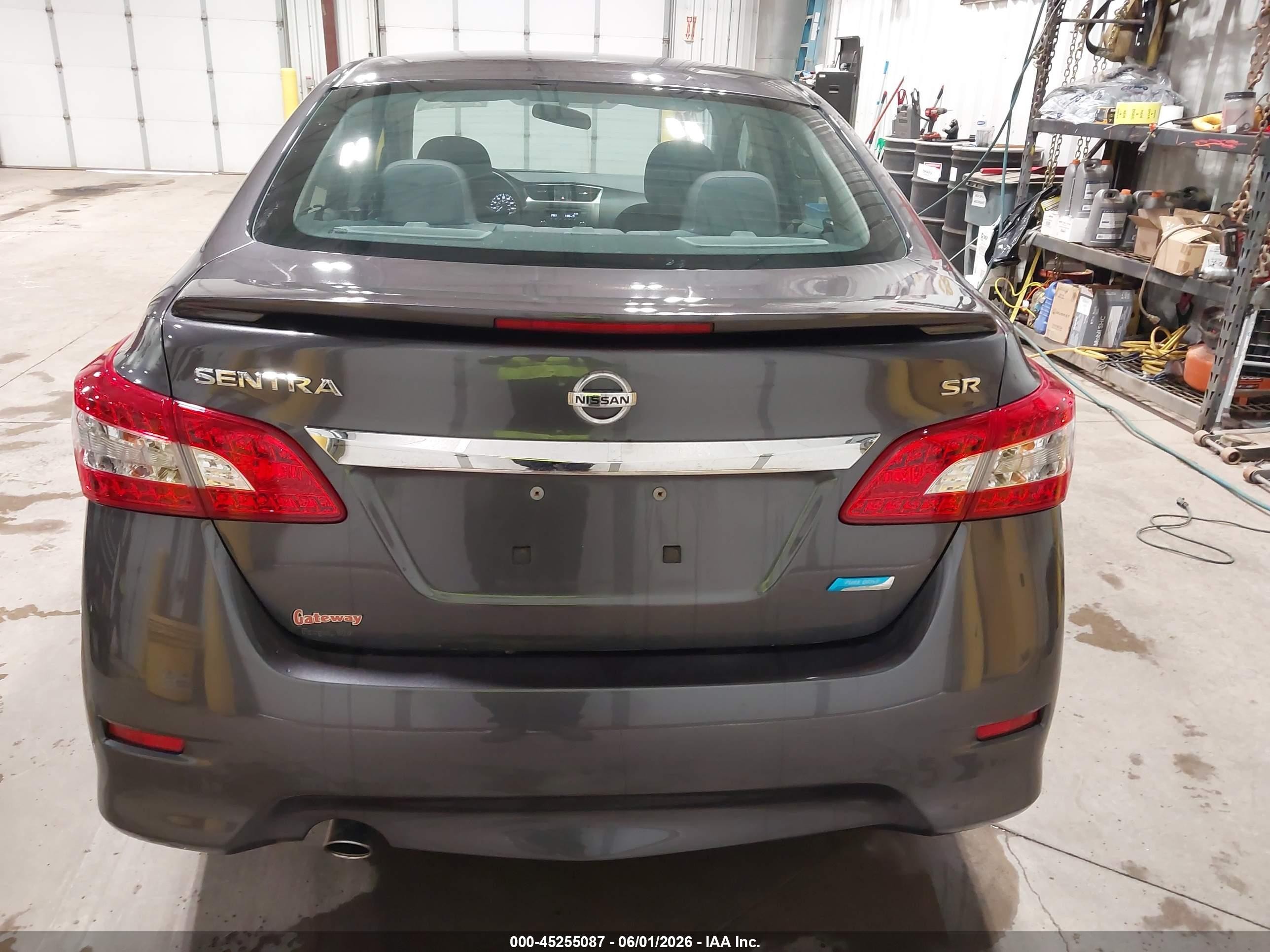 2014 Nissan Sentra Sr Gray vin: 3N1AB7AP8EY318676