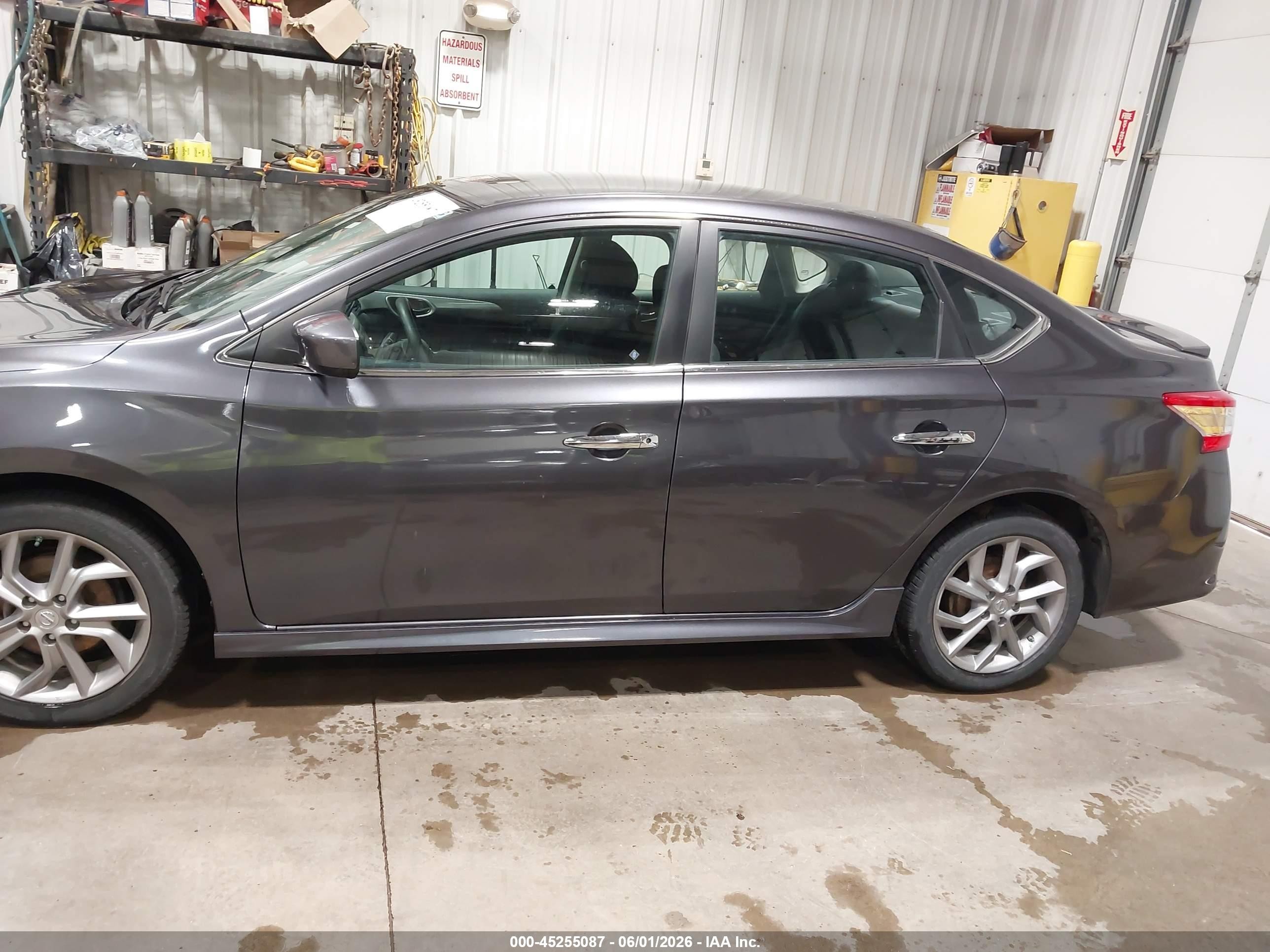 2014 Nissan Sentra Sr Gray vin: 3N1AB7AP8EY318676
