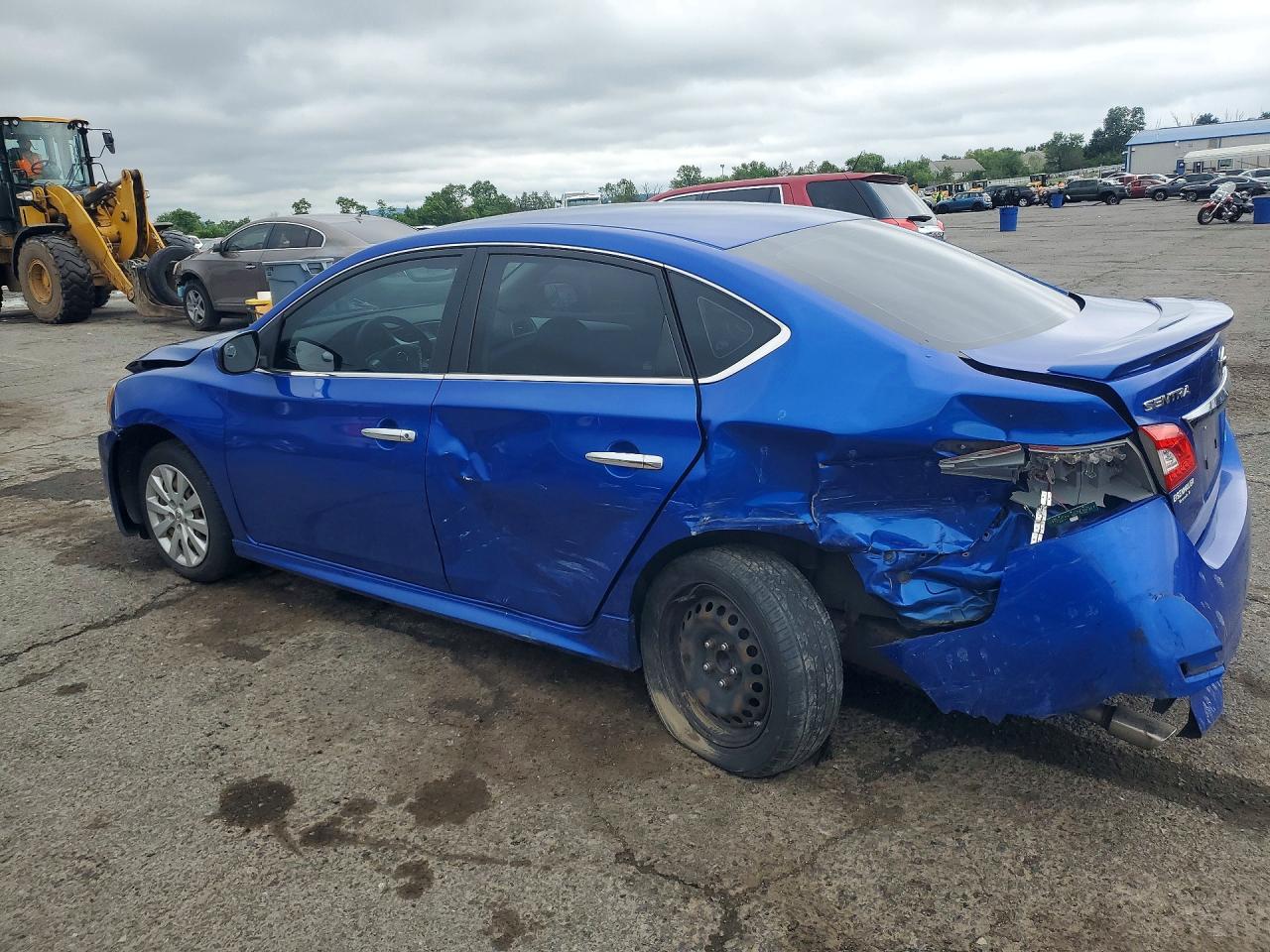 2014 Nissan Sentra Sr Blue vin: 3N1AB7AP8EY320265