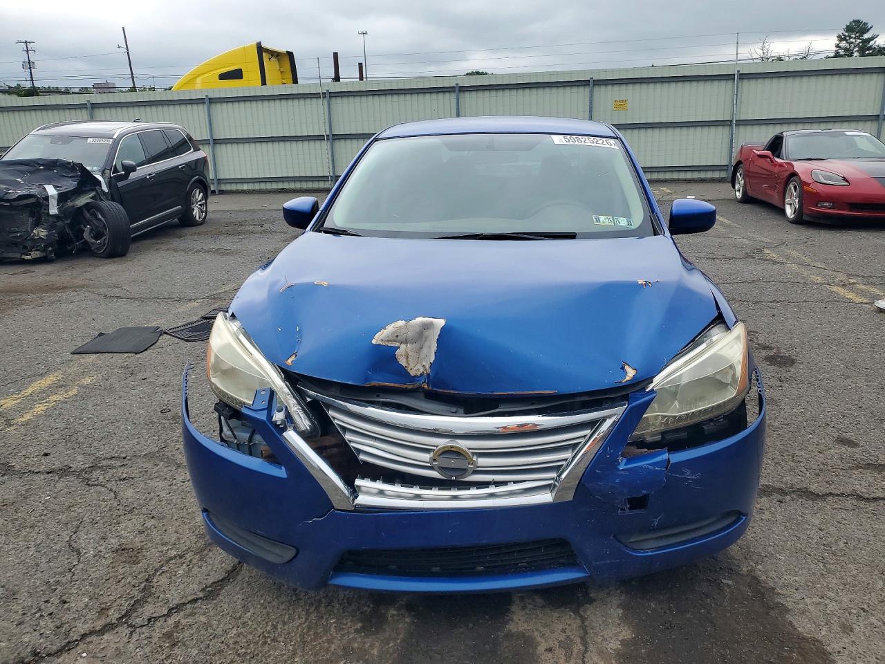 2014 Nissan Sentra Sr Blue vin: 3N1AB7AP8EY320265