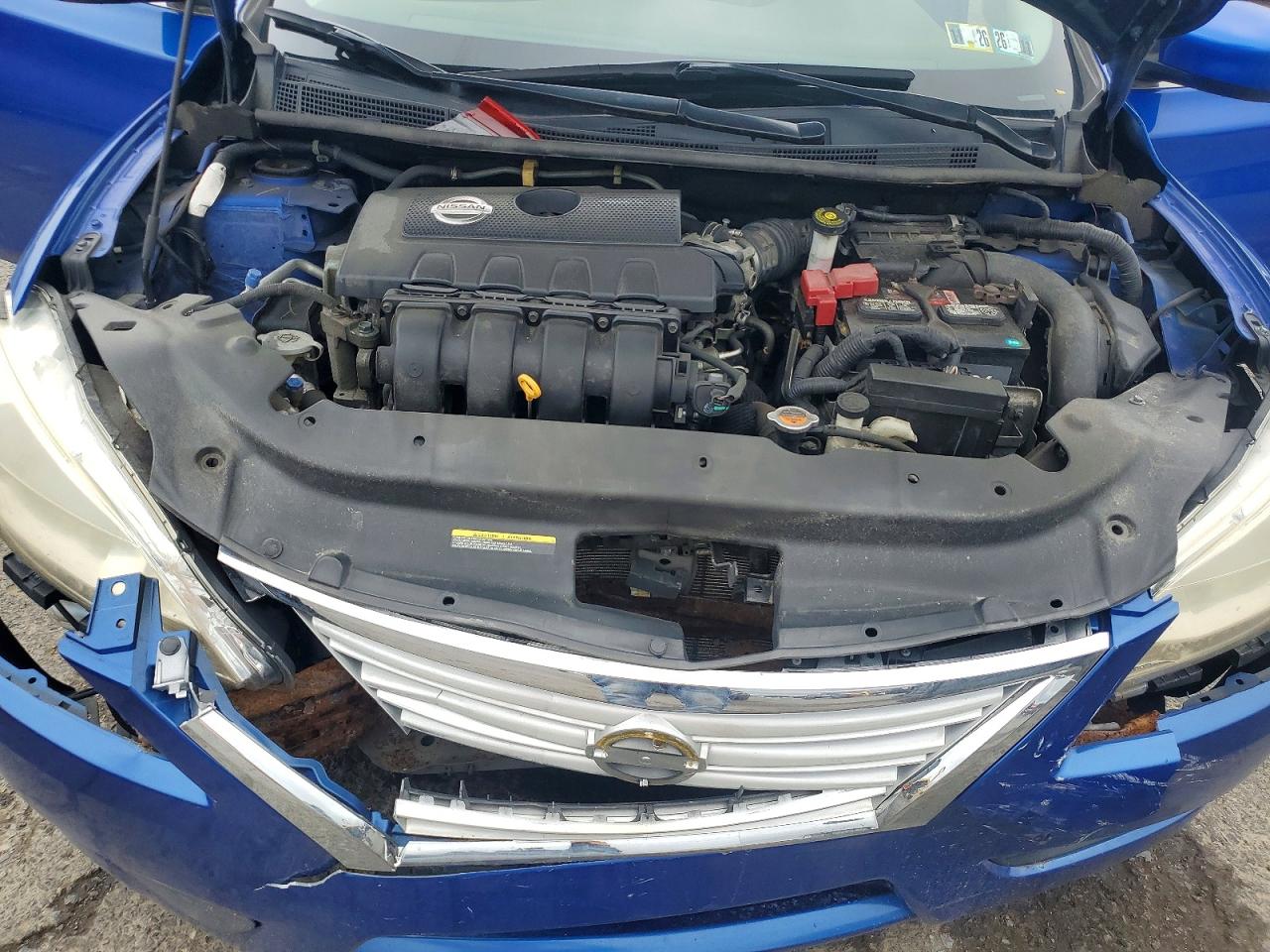 2014 Nissan Sentra Sr Blue vin: 3N1AB7AP8EY320265