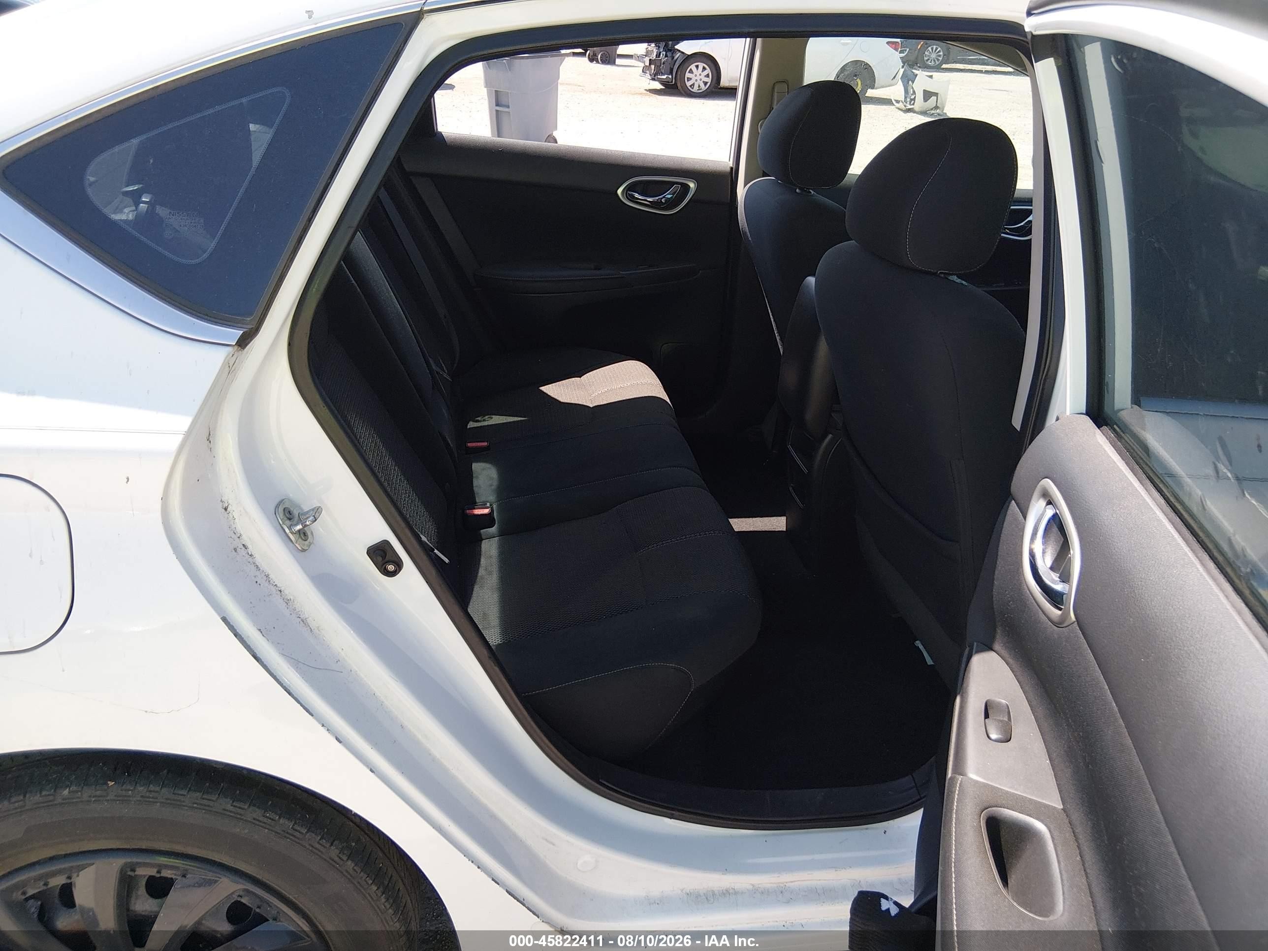 2014 Nissan Sentra S White vin: 3N1AB7AP8EY322758