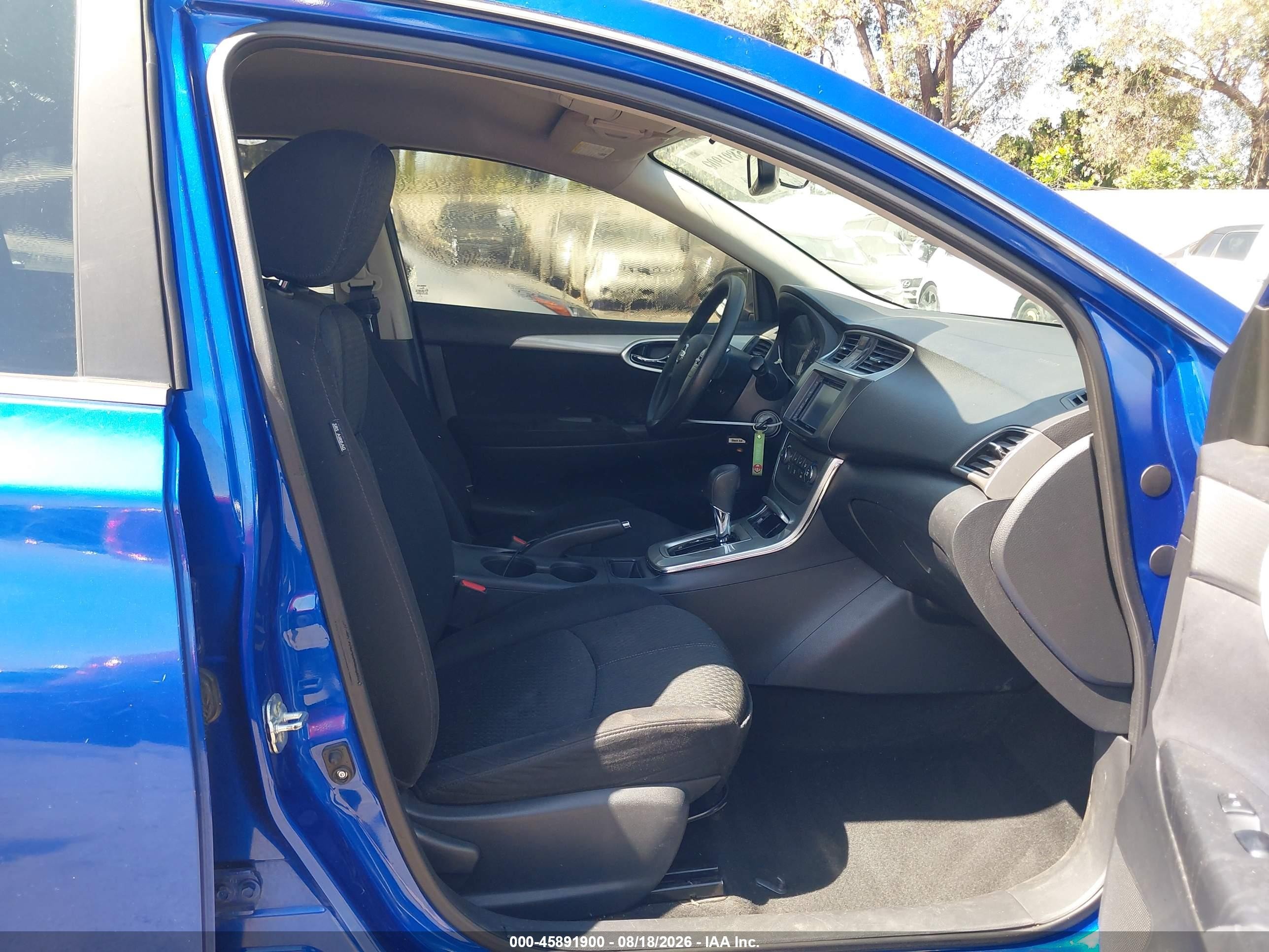 2014 Nissan Sentra Sr Blue vin: 3N1AB7AP8EY322923