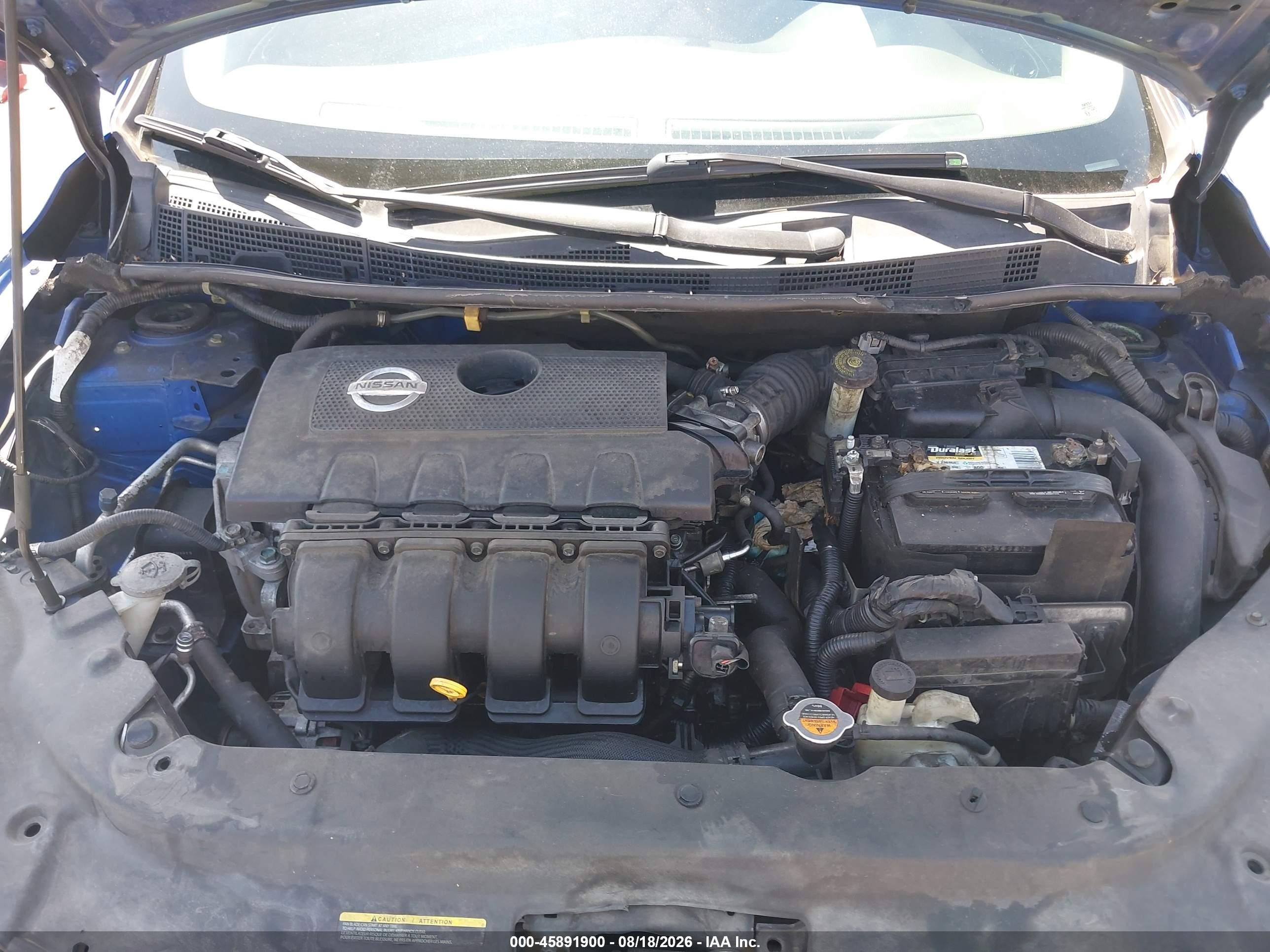2014 Nissan Sentra Sr Blue vin: 3N1AB7AP8EY322923