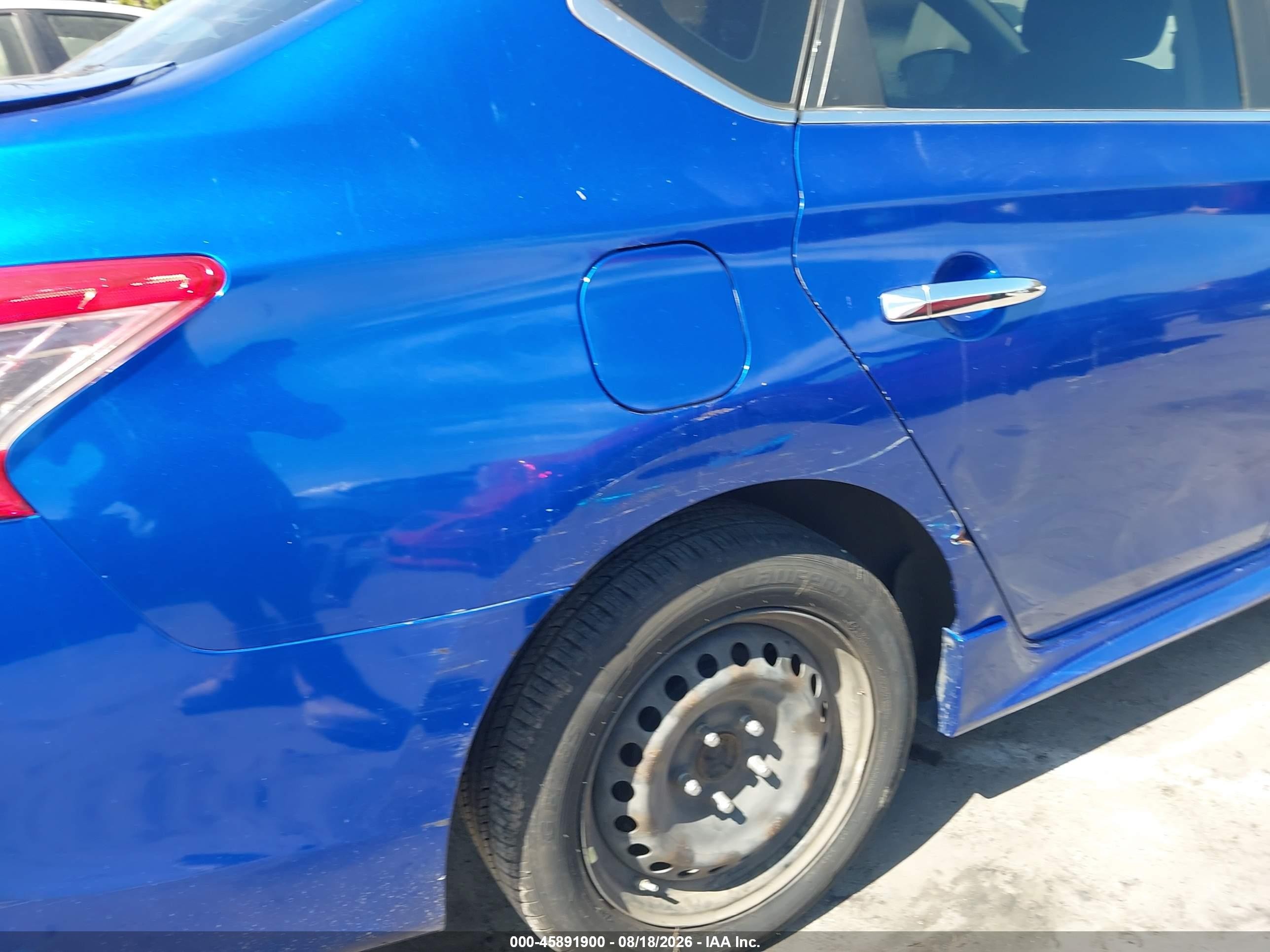 2014 Nissan Sentra Sr Blue vin: 3N1AB7AP8EY322923
