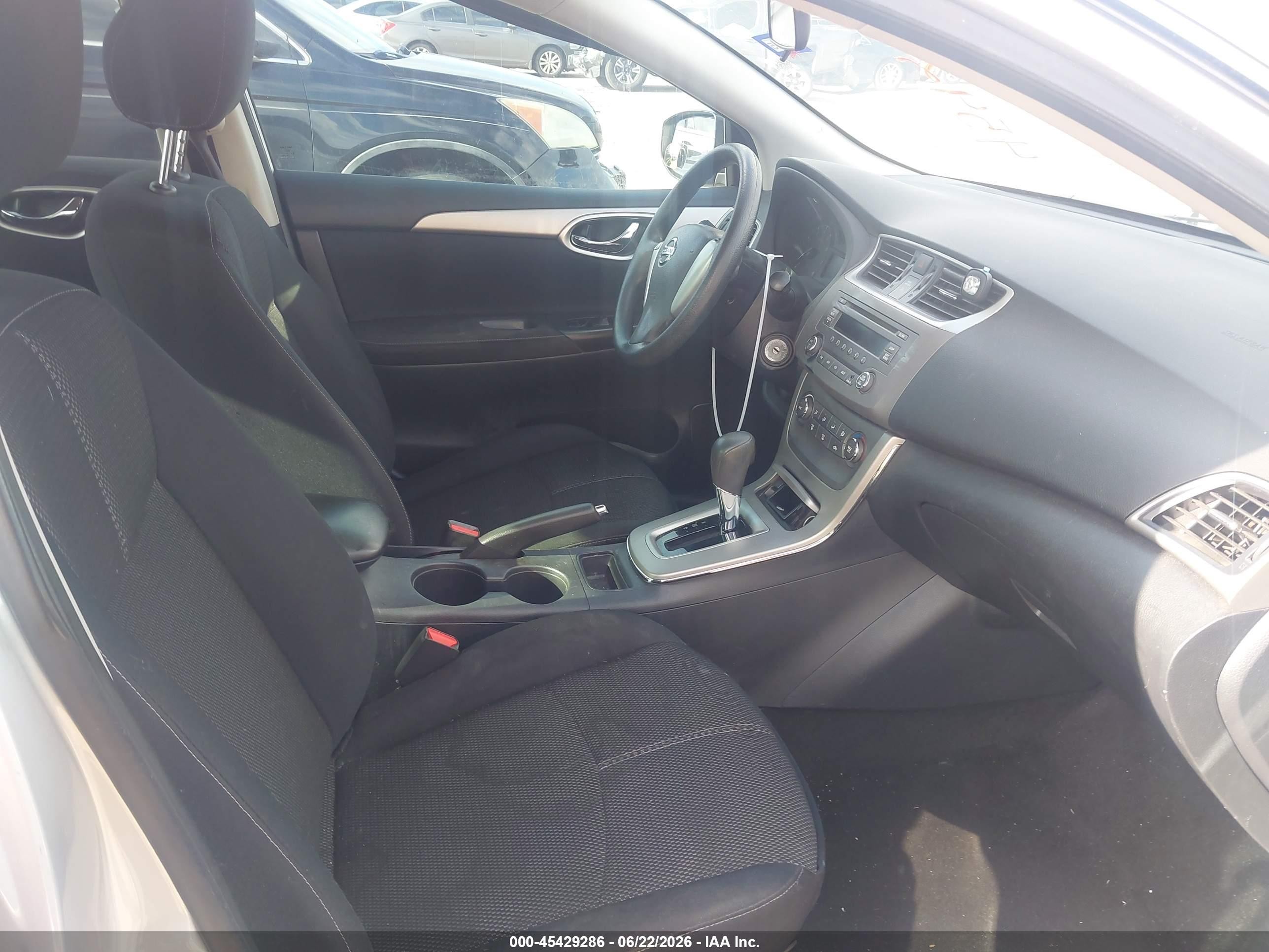 2014 Nissan Sentra S Silver vin: 3N1AB7AP8EY323411