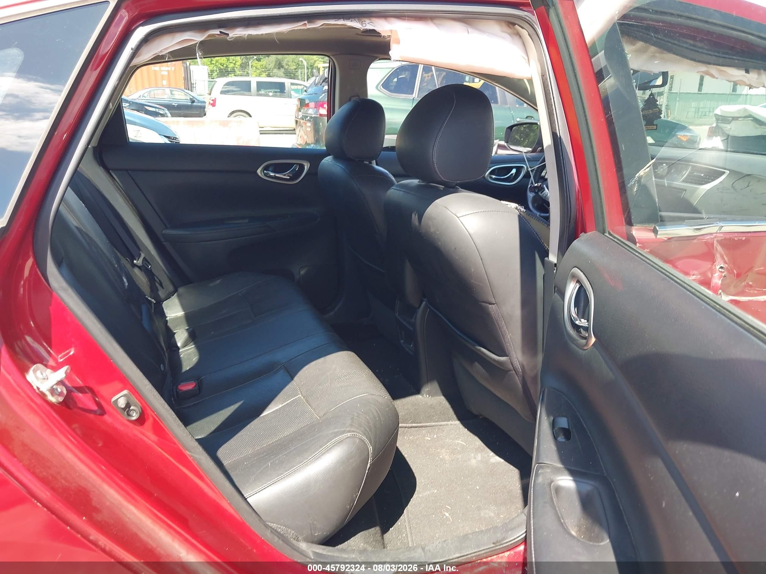 2014 Nissan Sentra Sl Red vin: 3N1AB7AP8EY324591