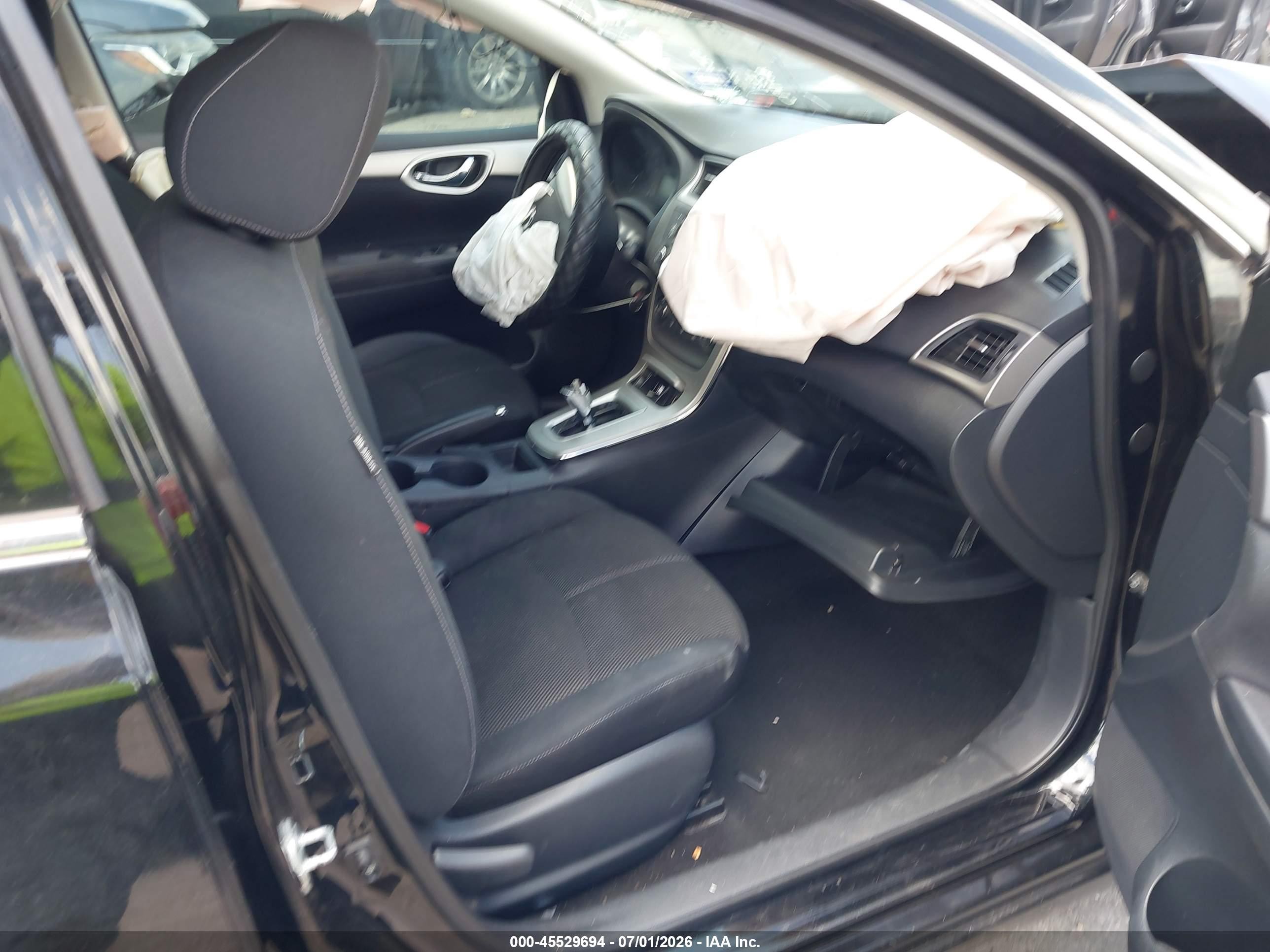 2014 Nissan Sentra S Black vin: 3N1AB7AP8EY325885