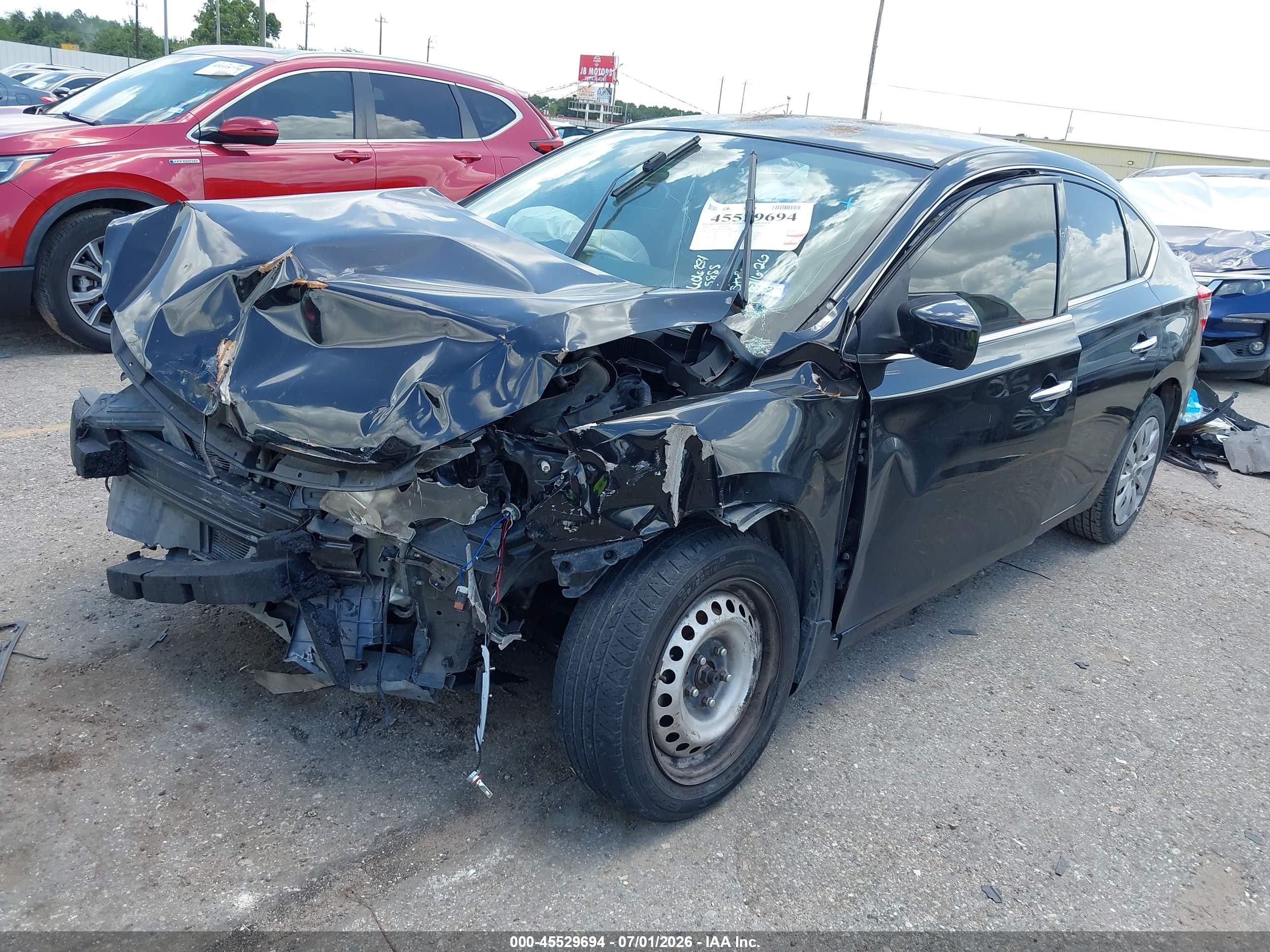2014 Nissan Sentra S Black vin: 3N1AB7AP8EY325885