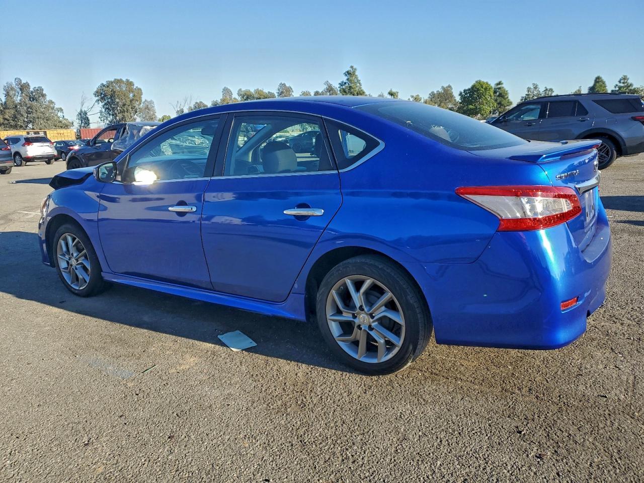 2014 Nissan Sentra S Blue vin: 3N1AB7AP8EY326468