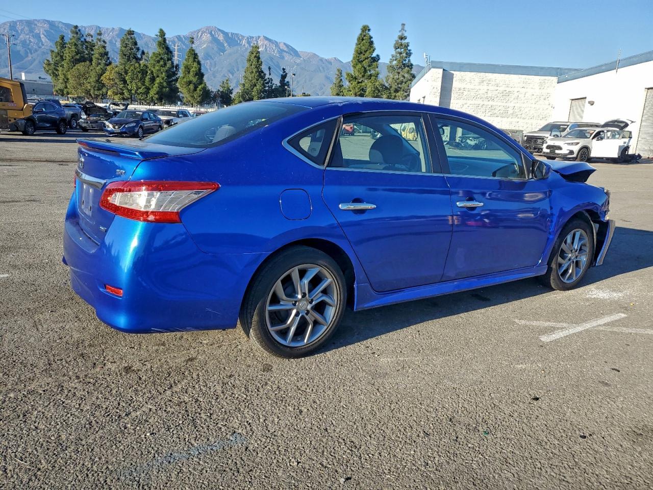 2014 Nissan Sentra S Blue vin: 3N1AB7AP8EY326468