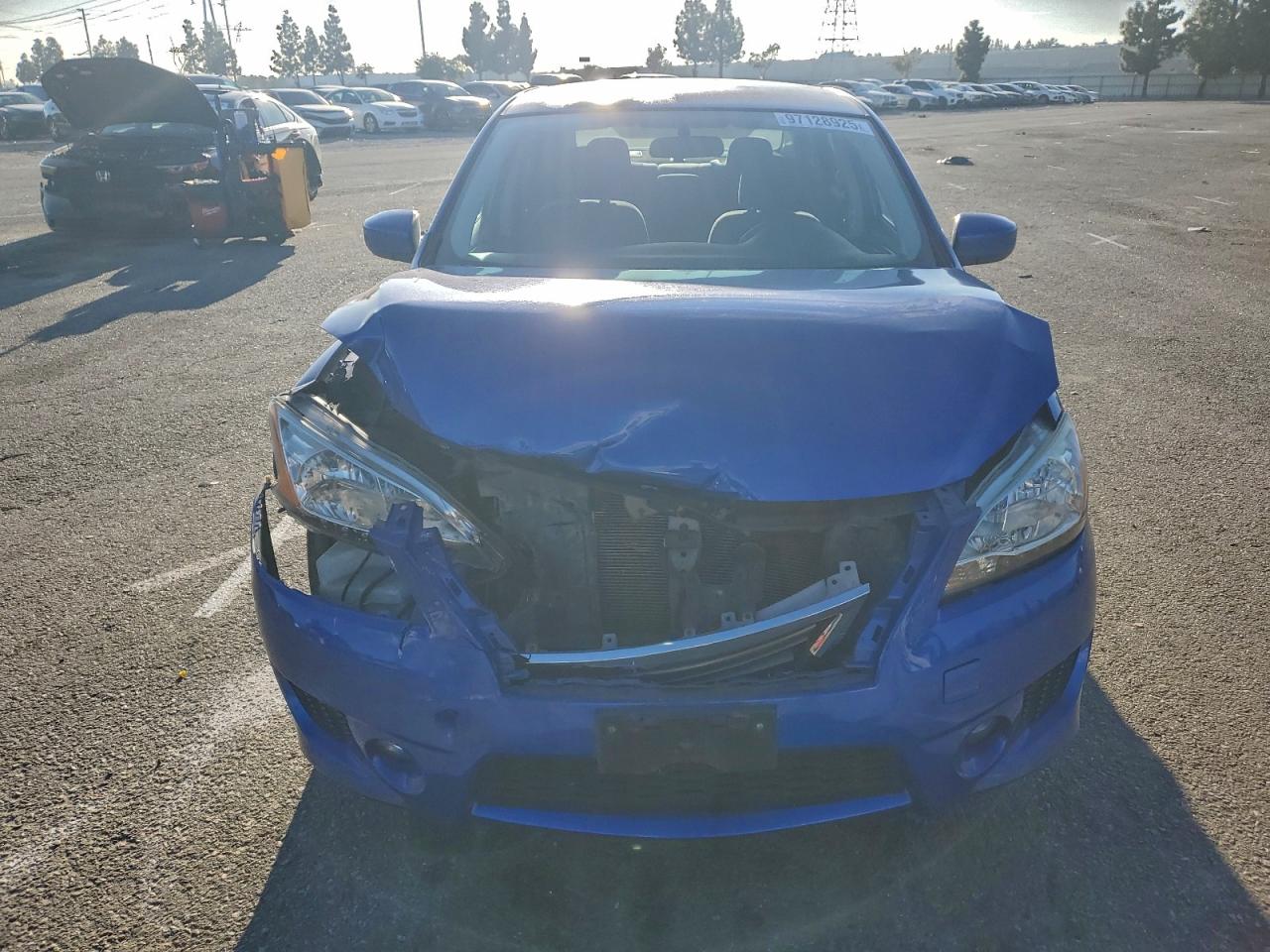 2014 Nissan Sentra S Blue vin: 3N1AB7AP8EY326468
