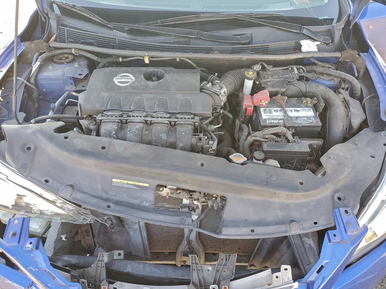 2014 Nissan Sentra S Blue vin: 3N1AB7AP8EY326468