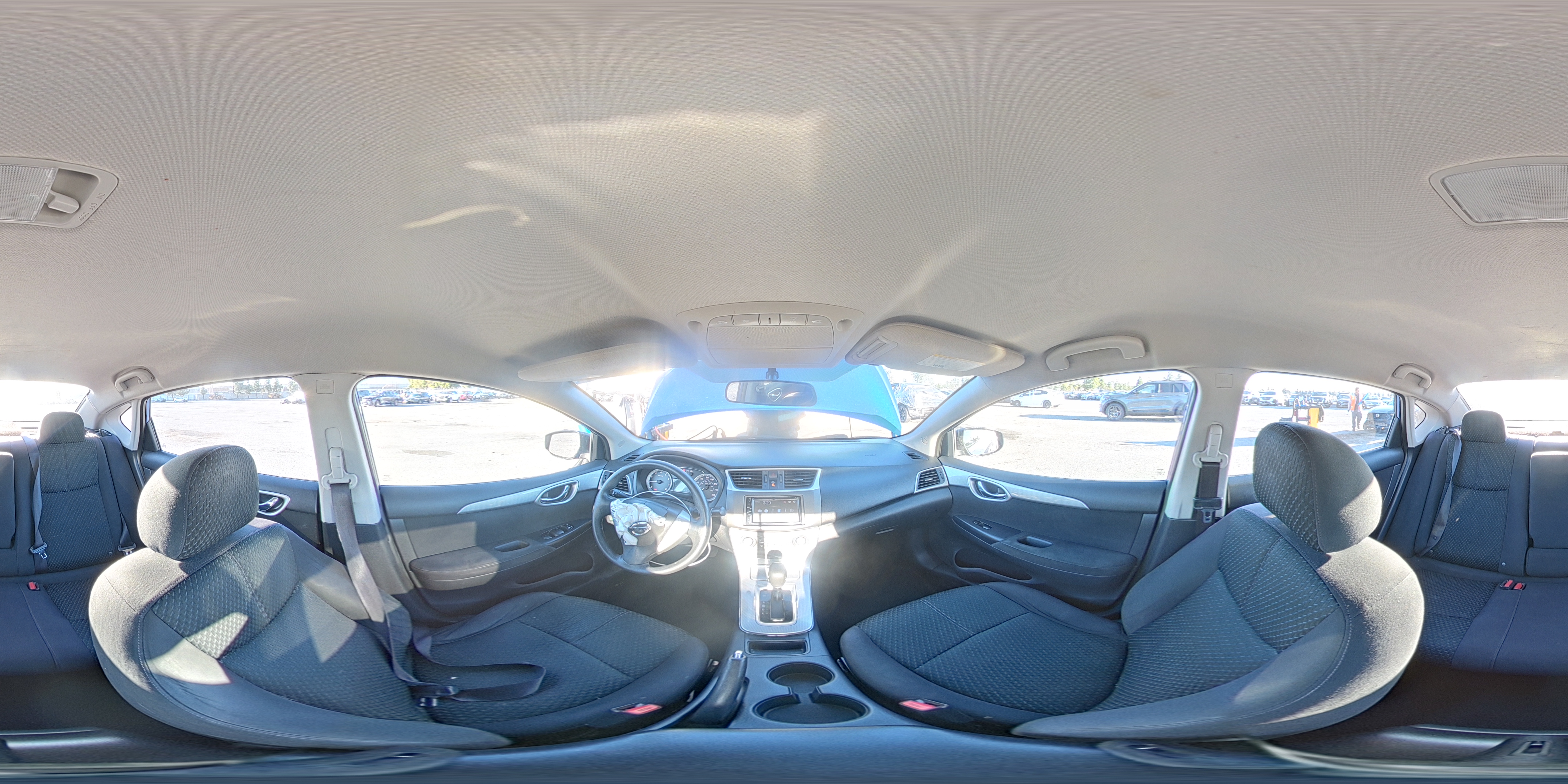 2014 Nissan Sentra S Blue vin: 3N1AB7AP8EY326468