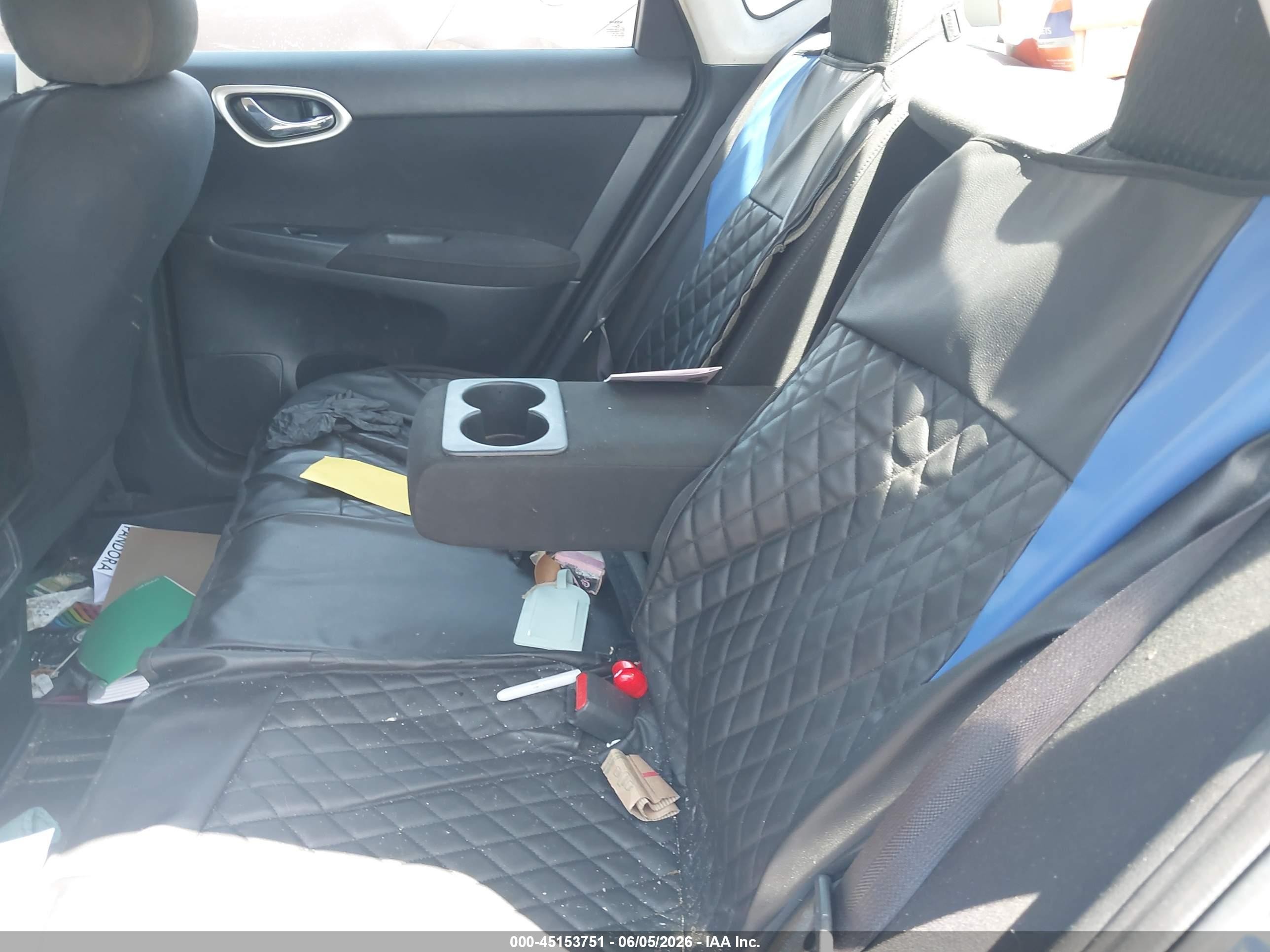 2014 Nissan Sentra Sr Blue vin: 3N1AB7AP8EY329564