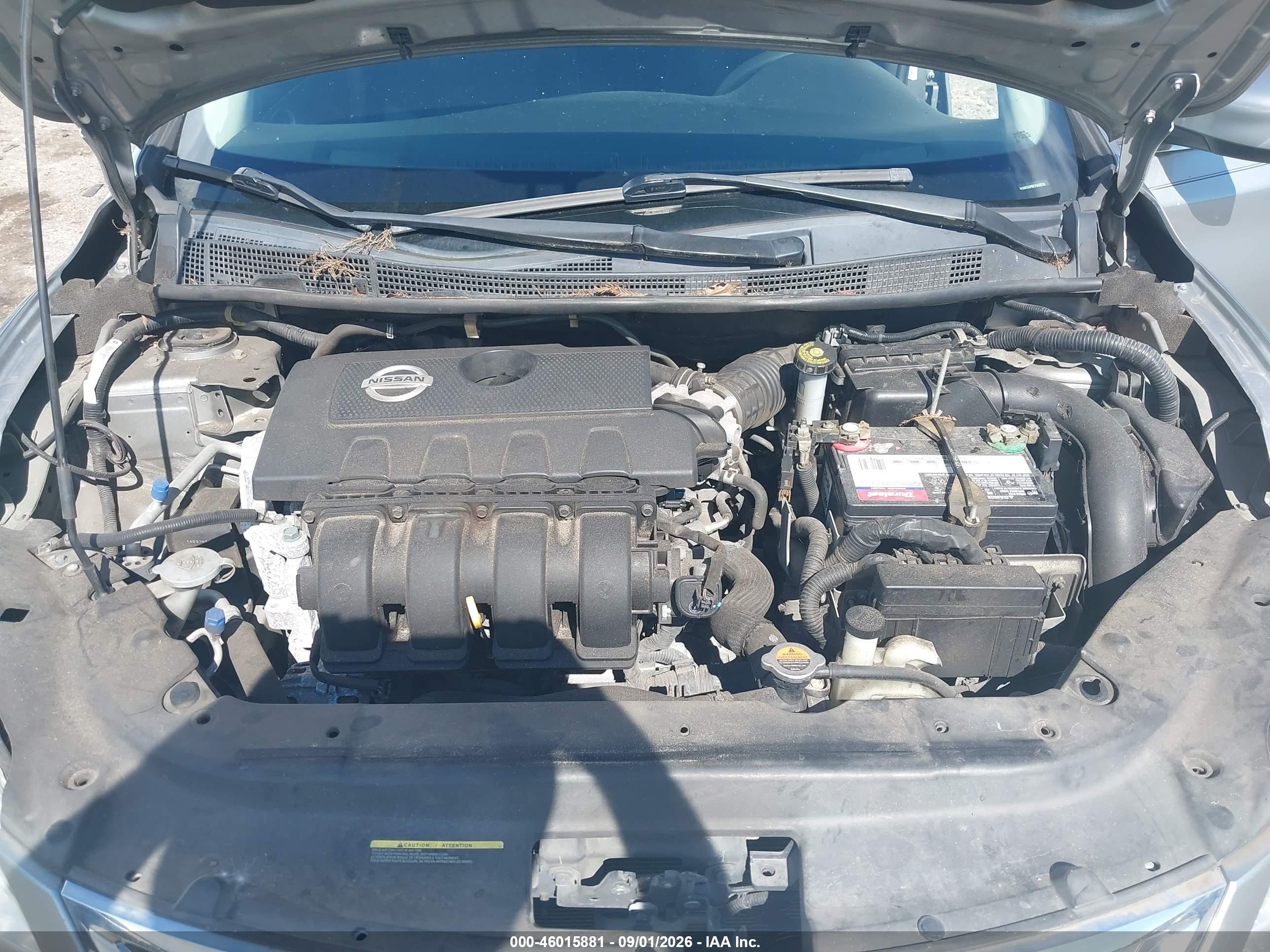 2014 Nissan Sentra Sv Silver vin: 3N1AB7AP8EY340578