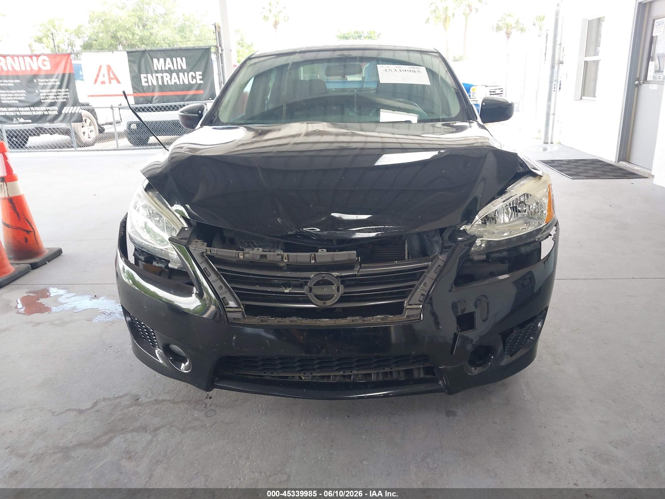 2014 Nissan Sentra Sr Black vin: 3N1AB7AP8EY340709