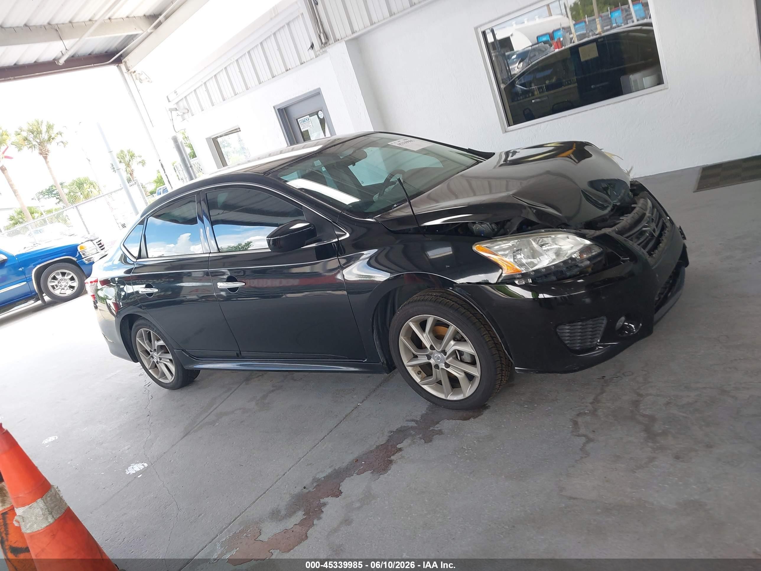 2014 Nissan Sentra Sr Black vin: 3N1AB7AP8EY340709