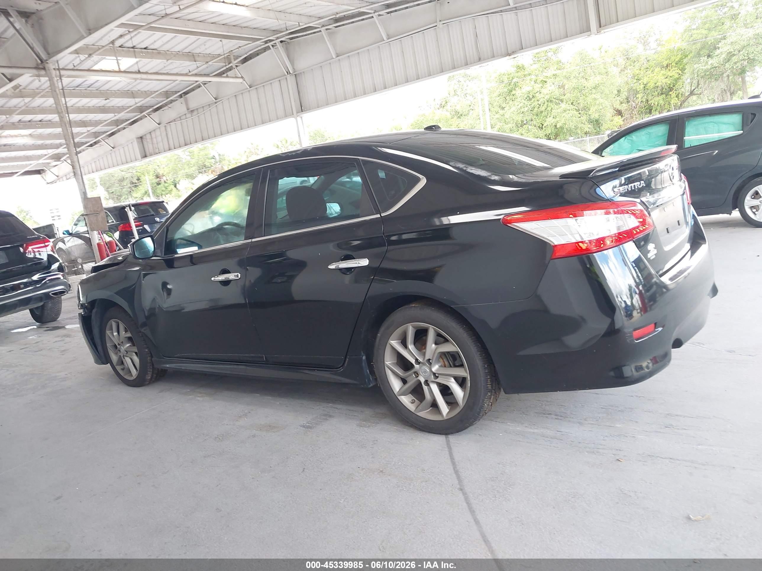 2014 Nissan Sentra Sr Black vin: 3N1AB7AP8EY340709