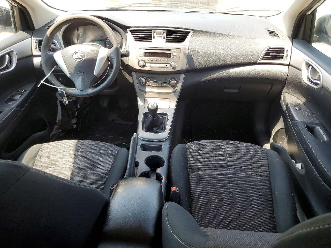 2014 Nissan Sentra S White vin: 3N1AB7AP8EY341536
