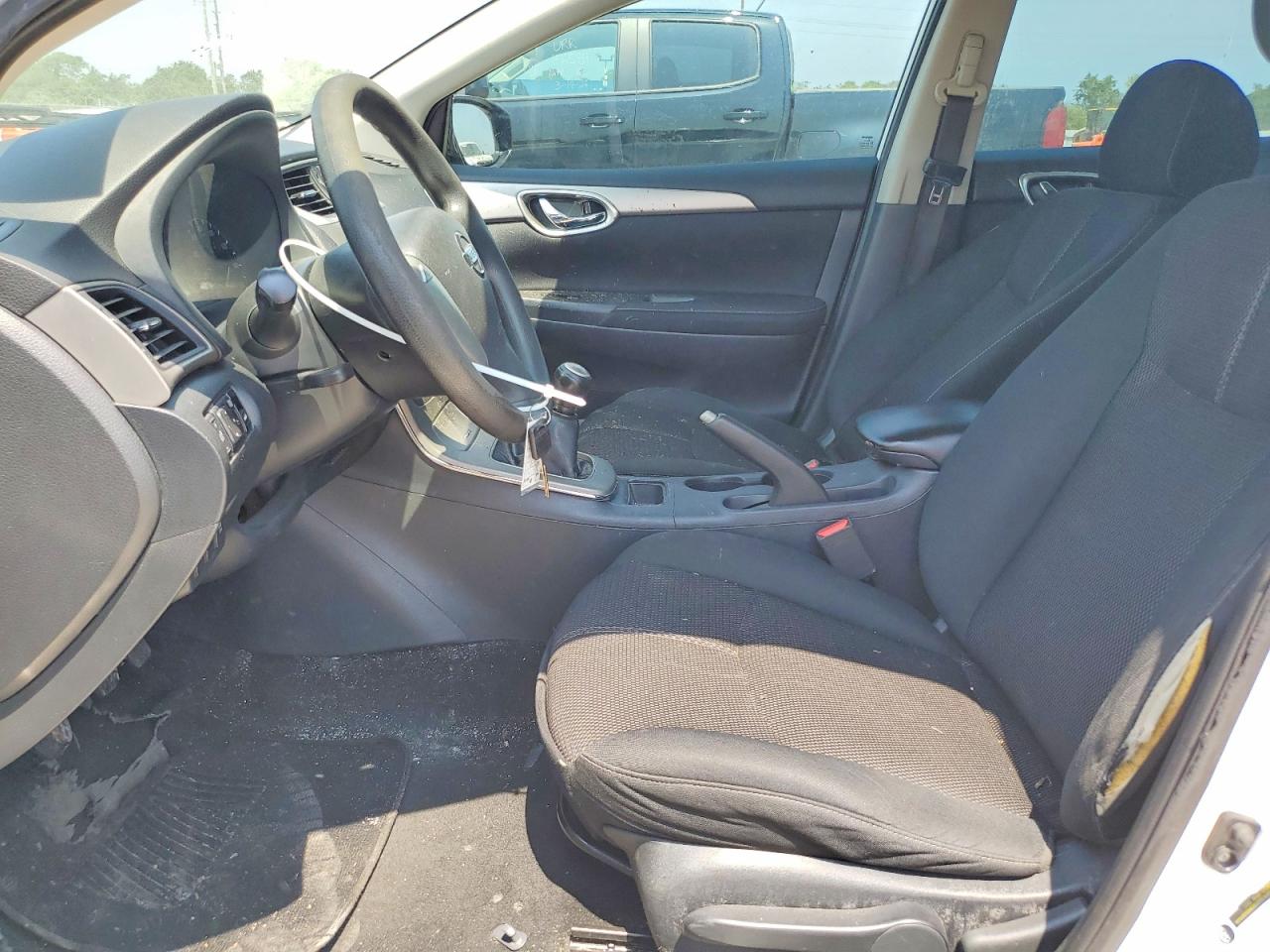 2014 Nissan Sentra S White vin: 3N1AB7AP8EY341536