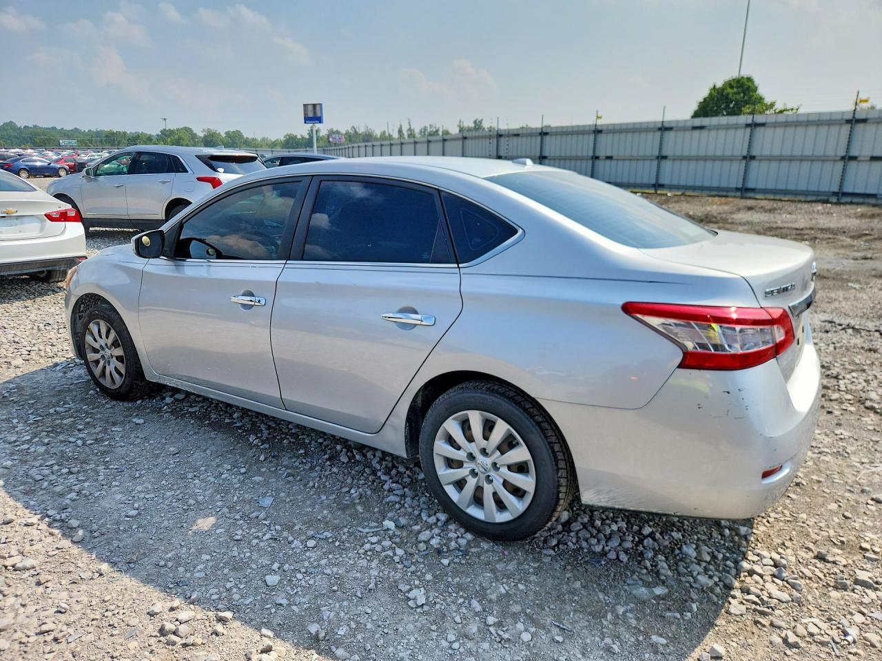 2015 Nissan Sentra Sv Silver vin: 3N1AB7AP8FL641611