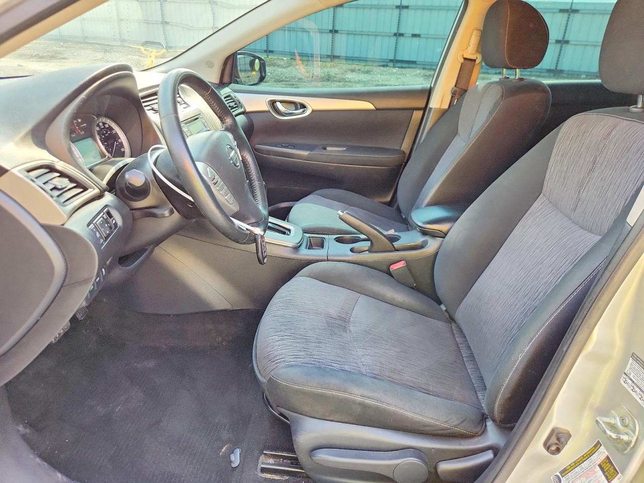 2015 Nissan Sentra Sv Silver vin: 3N1AB7AP8FL641611