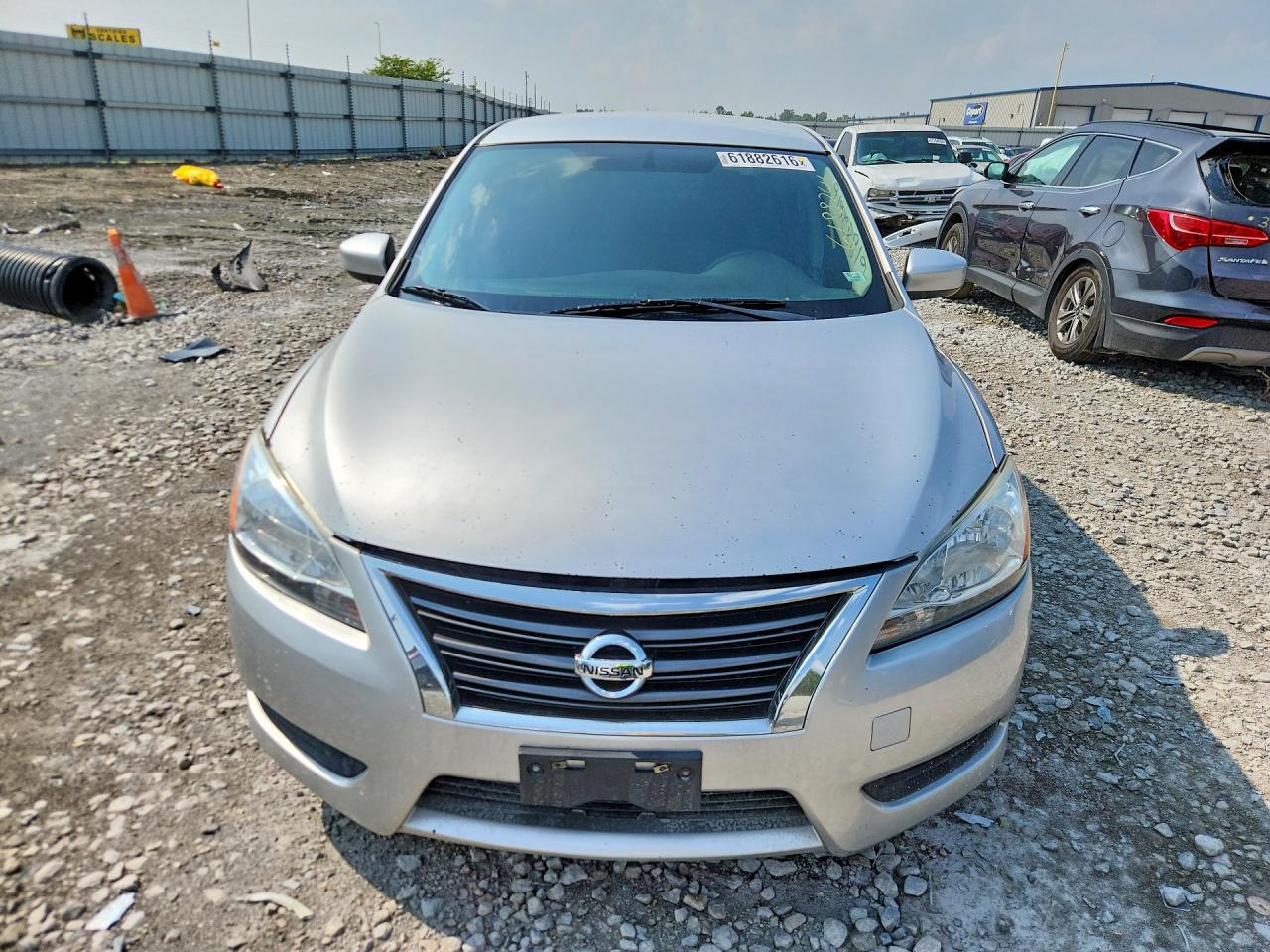 2015 Nissan Sentra Sv Silver vin: 3N1AB7AP8FL641611