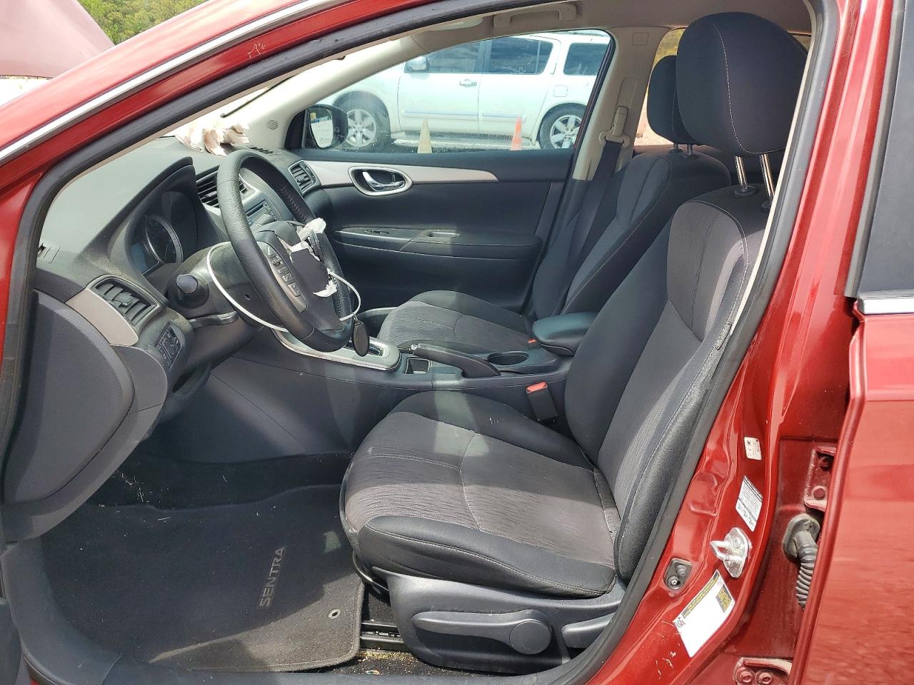 2015 Nissan Sentra Sv Red vin: 3N1AB7AP8FL642984