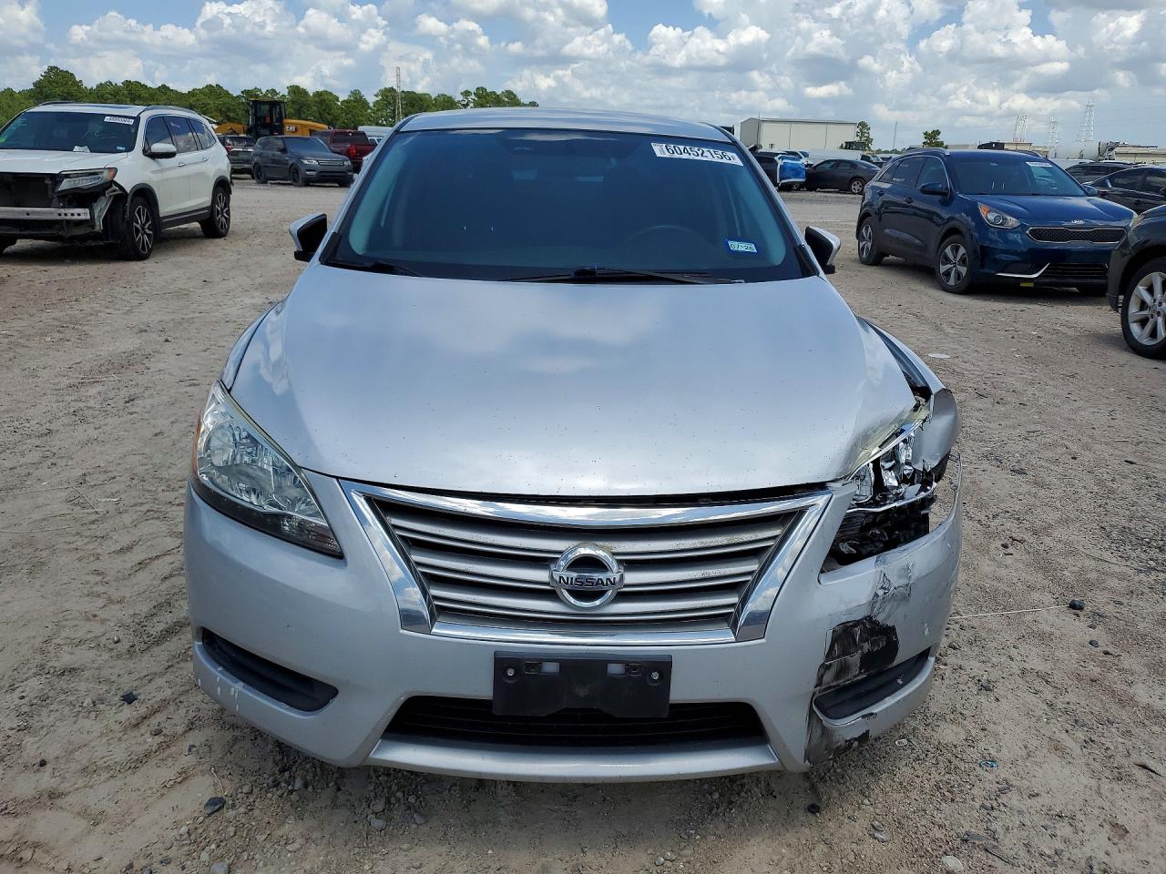 2015 Nissan Sentra Sv Серебряный vin: 3N1AB7AP8FL645528