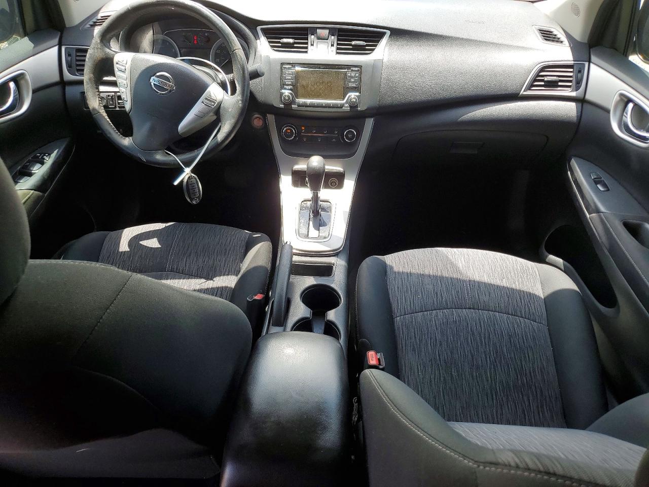 2015 Nissan Sentra Sv Серебряный vin: 3N1AB7AP8FL645528