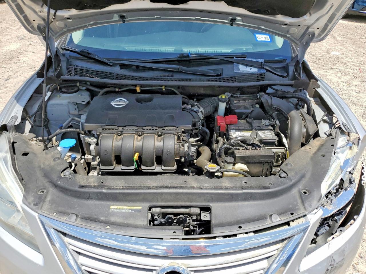 2015 Nissan Sentra Sv Серебряный vin: 3N1AB7AP8FL645528