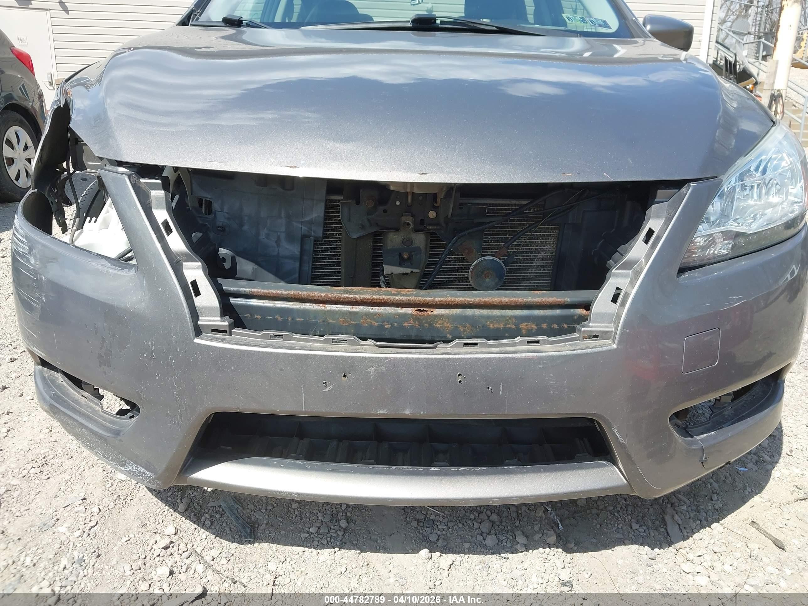 2015 Nissan Sentra Sv Gray vin: 3N1AB7AP8FL649756