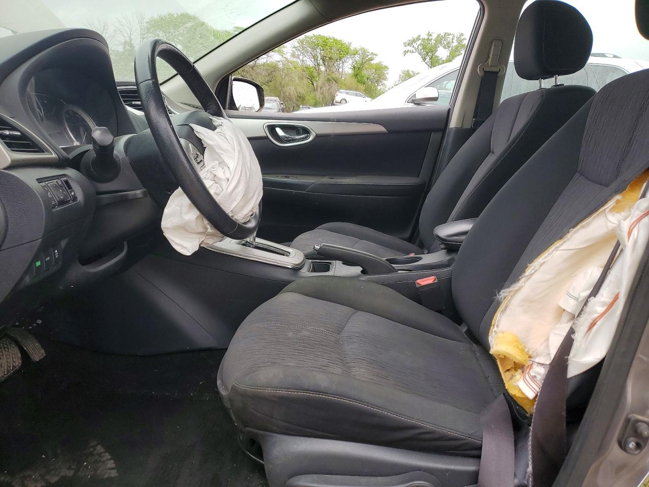 2015 Nissan Sentra Sv Серый vin: 3N1AB7AP8FL650793