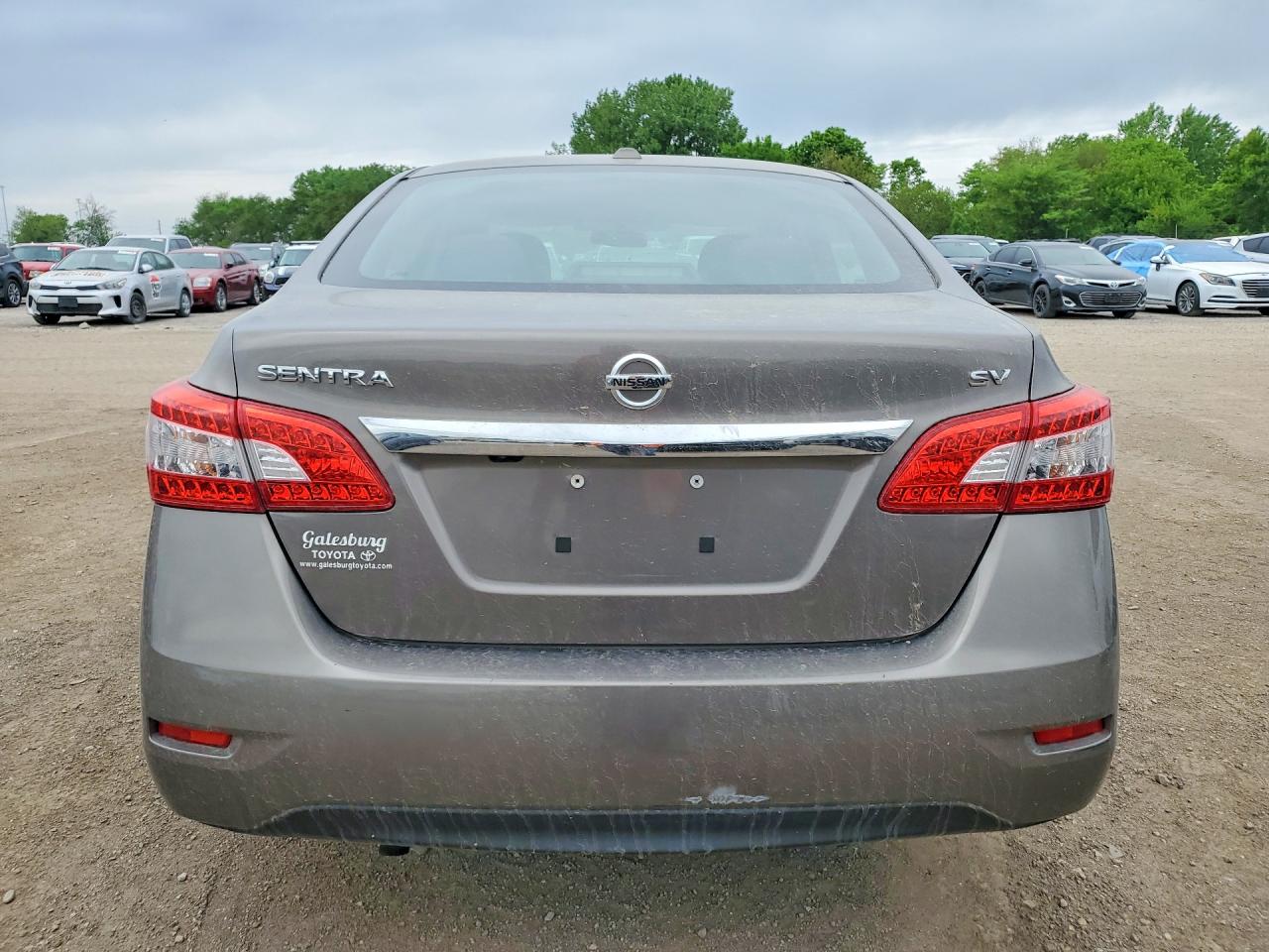 2015 Nissan Sentra Sv Серый vin: 3N1AB7AP8FL650793