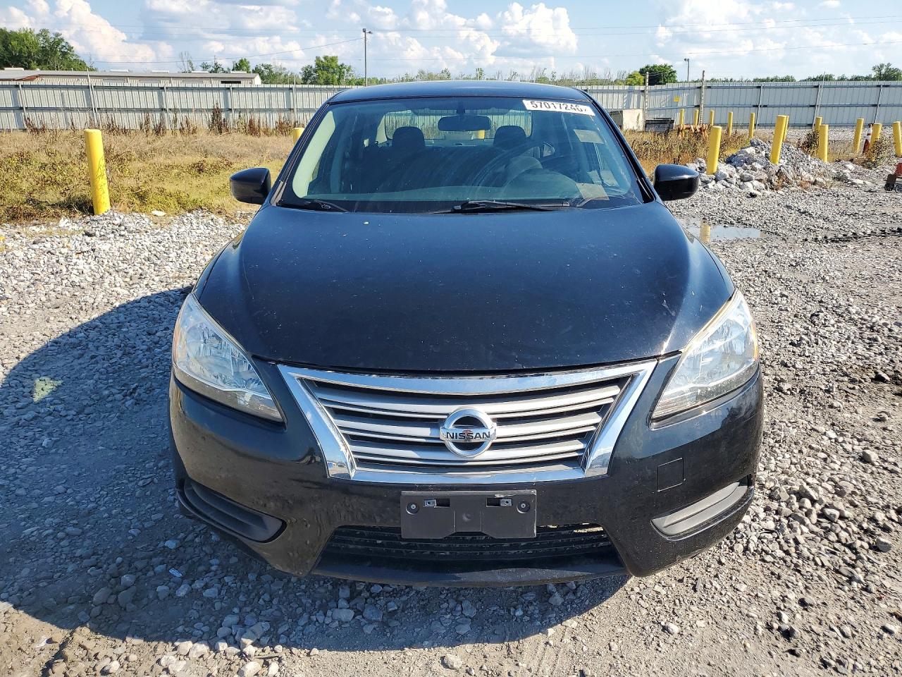 2015 Nissan Sentra Sv Black vin: 3N1AB7AP8FL661180