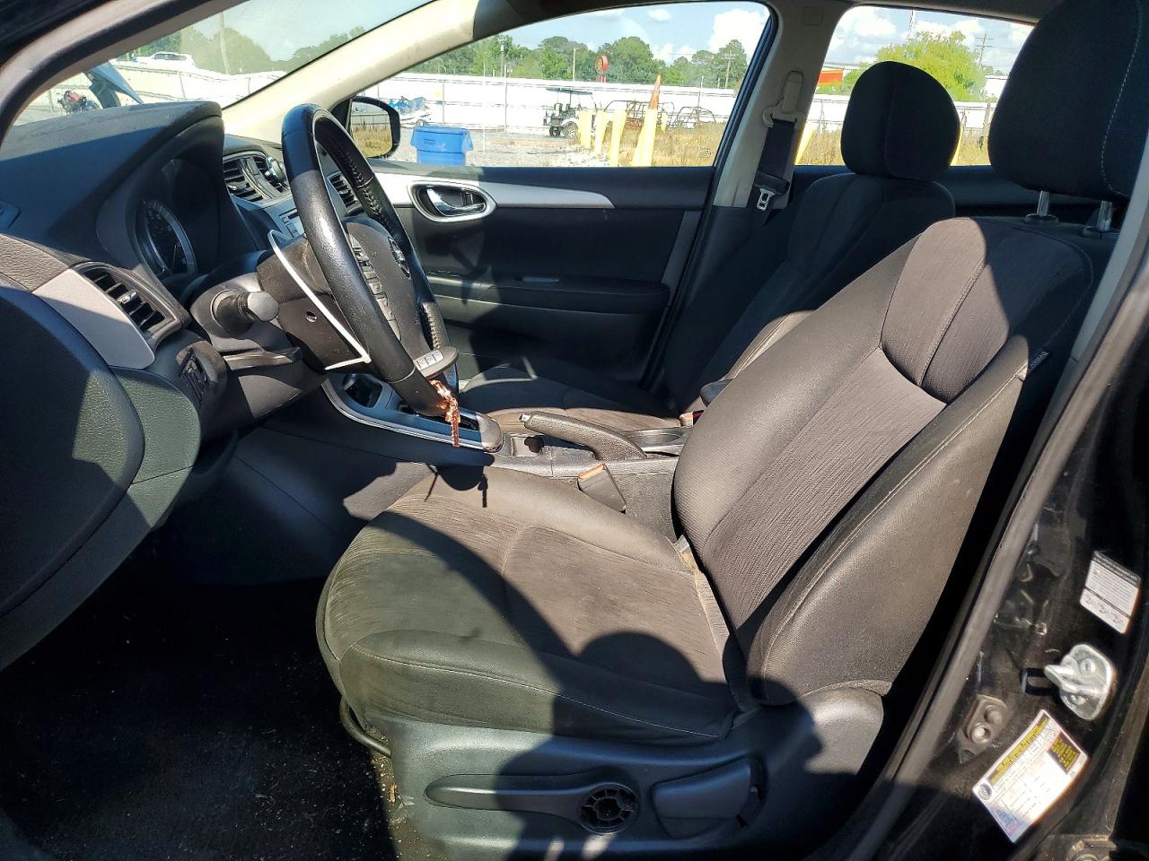 2015 Nissan Sentra Sv Black vin: 3N1AB7AP8FL661180